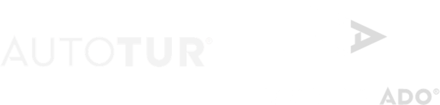 Logotipo de AUTOTUR y símbolo de movilidad o compatibilidad digital.