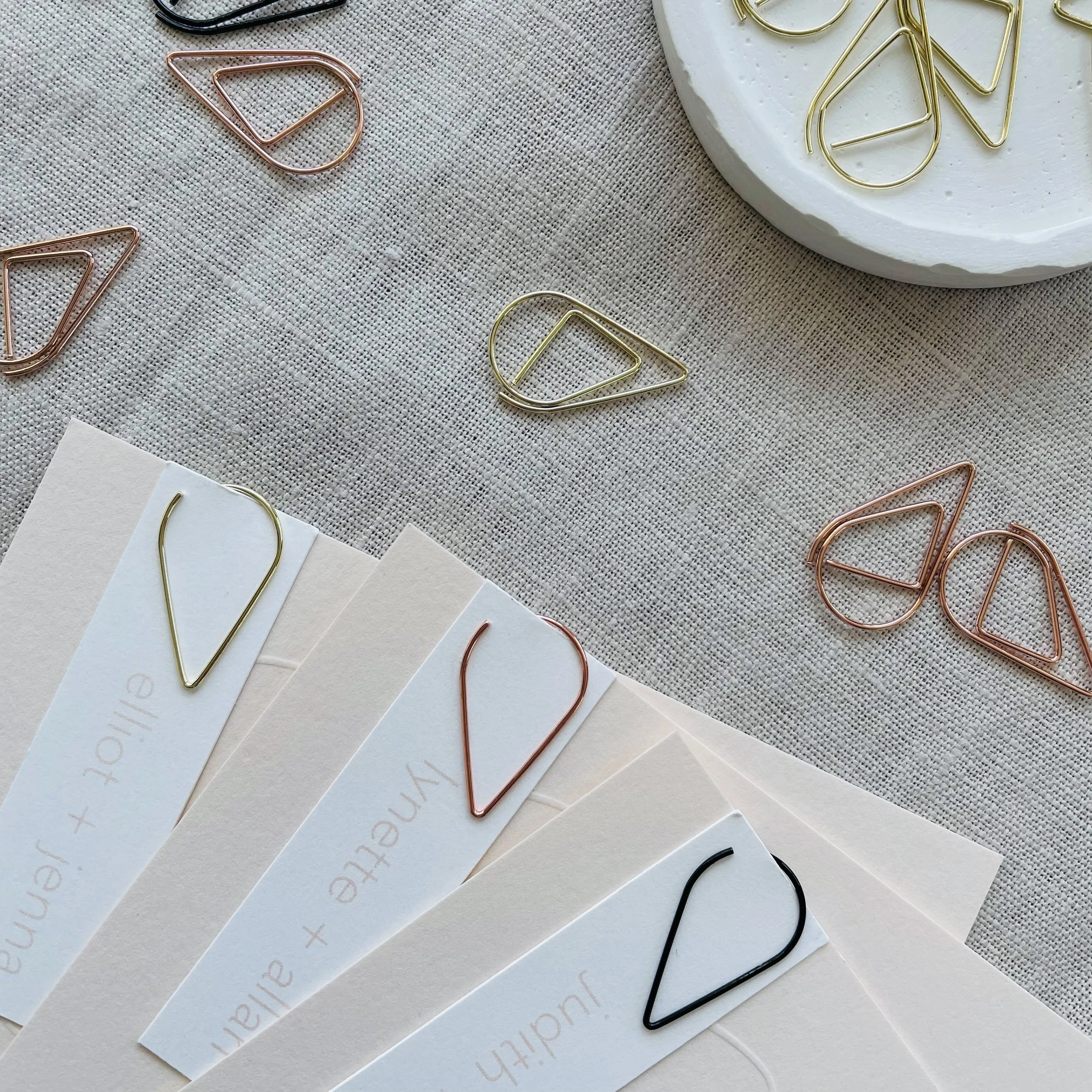 Tear Drop Paperclips