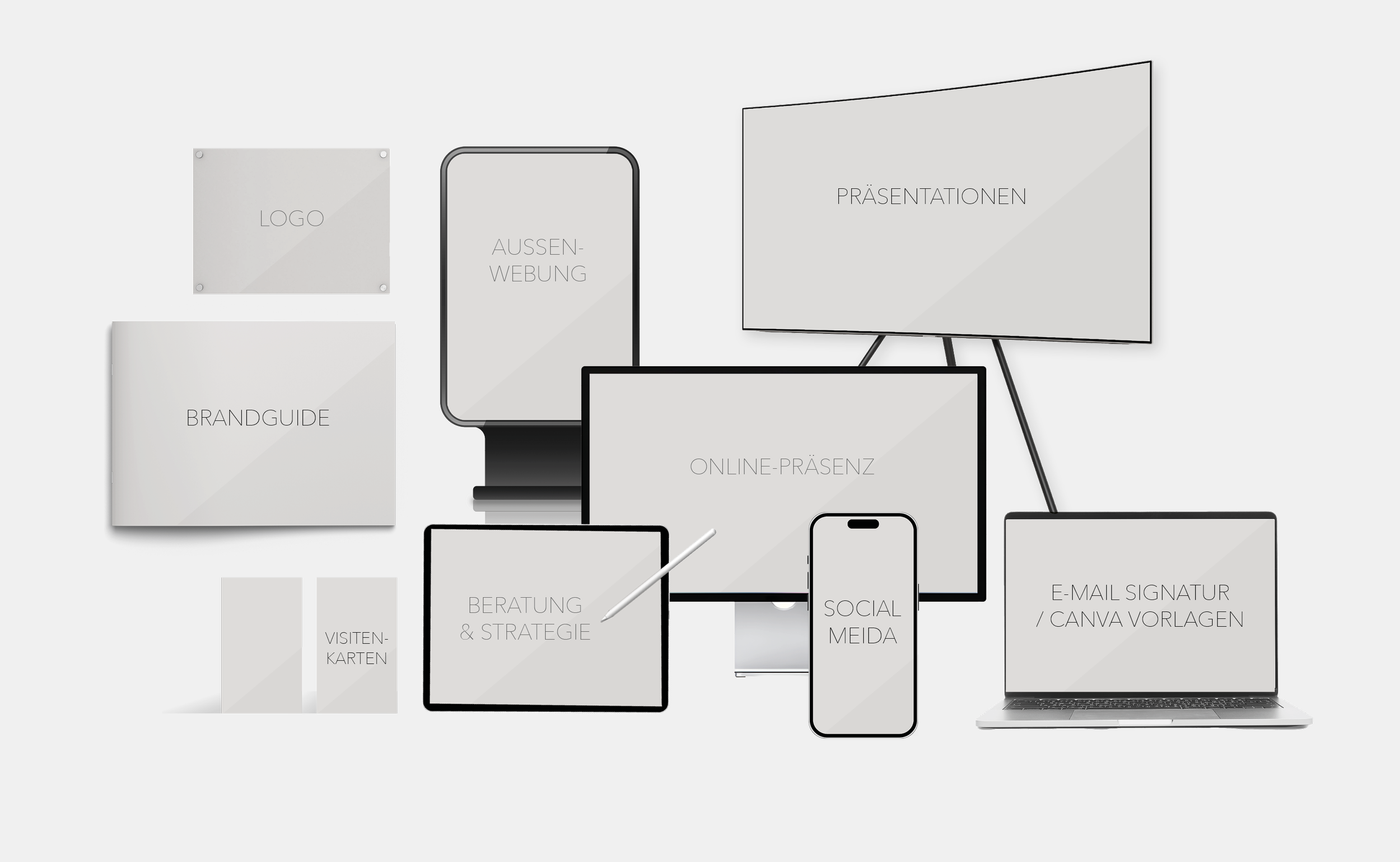 Umfassendes Markendesign