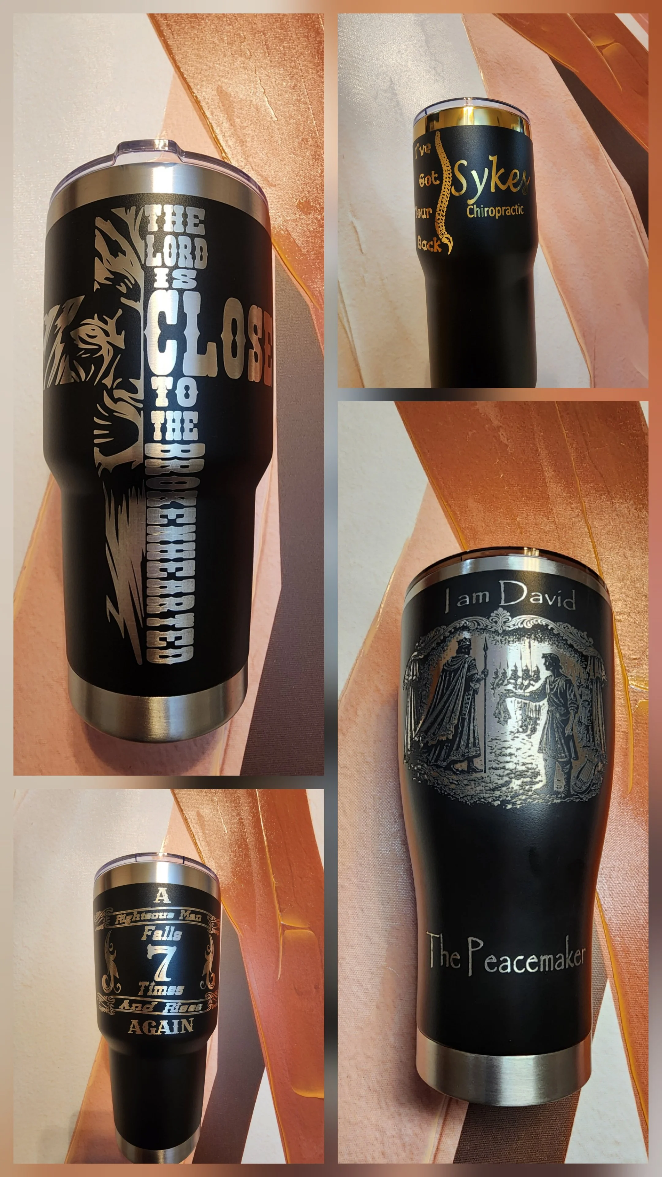 30oz Custom Laser Engraved Tumbler