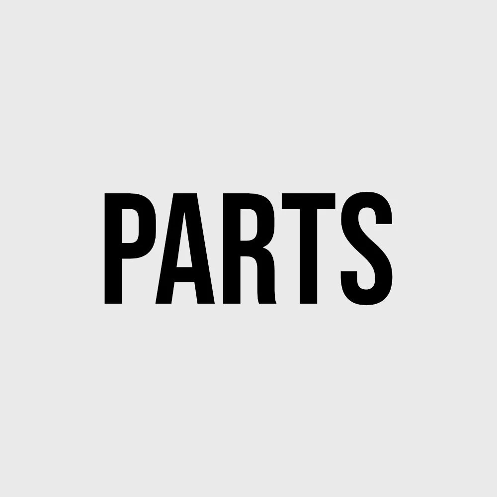 The word 'PARTS' in large black letters on a light gray background.