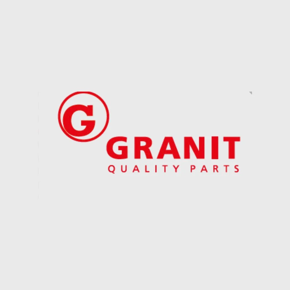Red logo with a 'G' inside a circle, text 'GRANIT' and 'QUALITY PARTS' below on a light gray background.