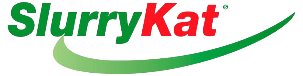 Slurry Kat logo with stylized text and a curved arrow.