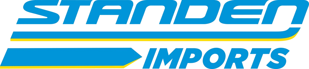 Colorful logo of Standard Imports with blue, green, and yellow accents.