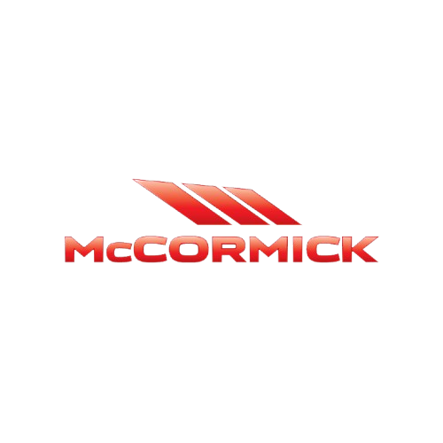 McCormick logo with red and silver design and the word 'McCormick' in colorful 3D lettering.