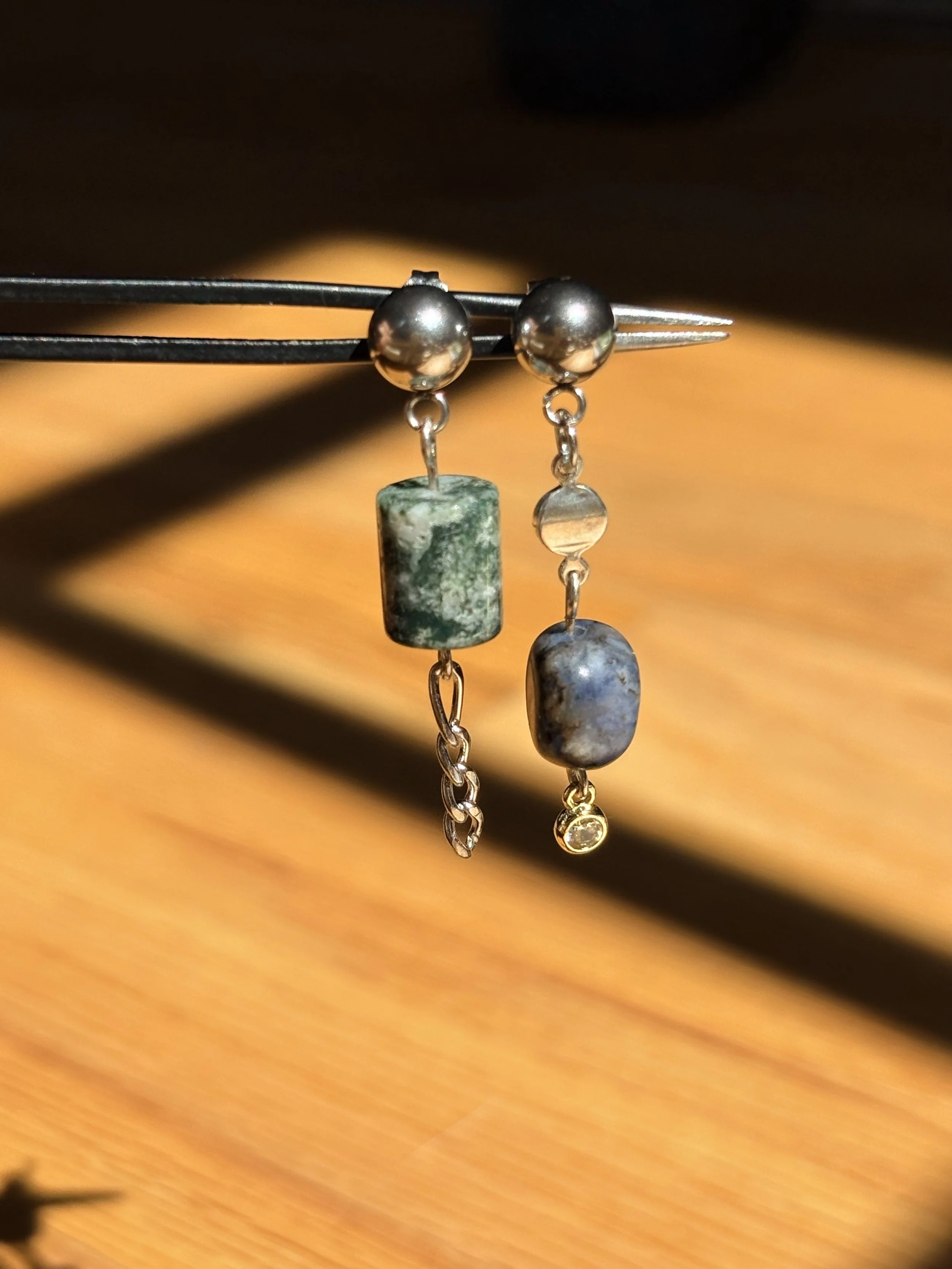 Train Earrings