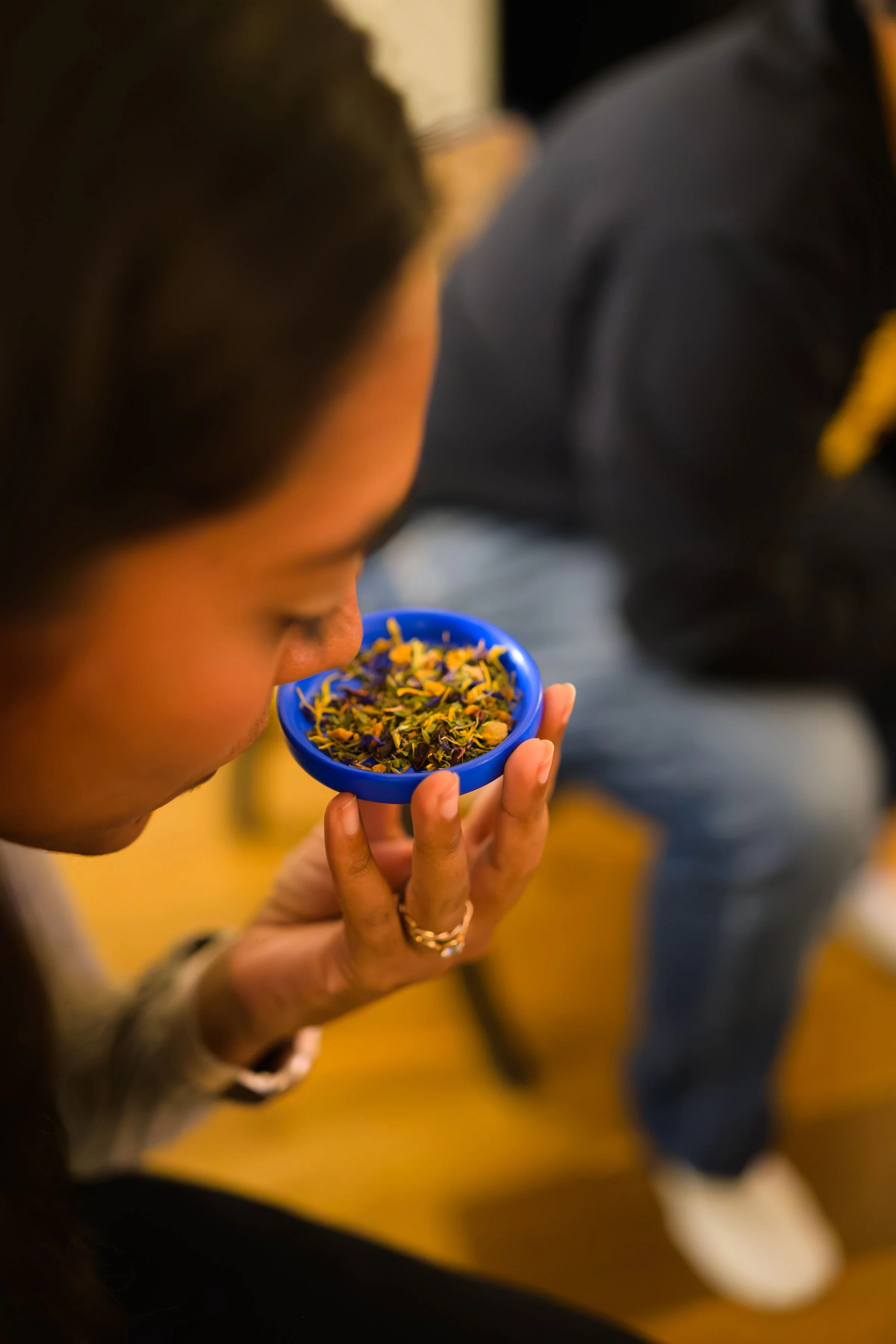 Indian artisanal tea at The Tea Atelier event in London.JPG