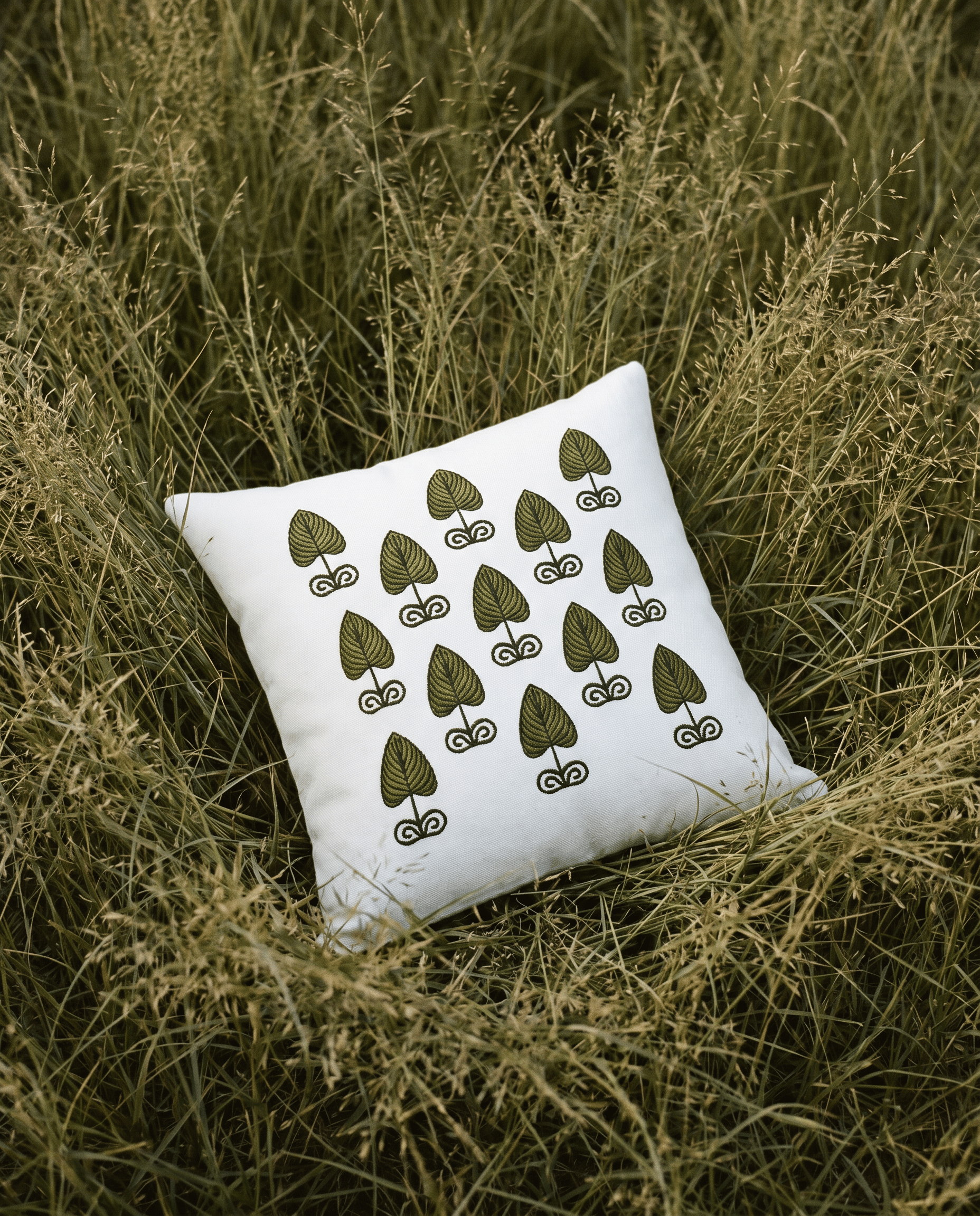 Baadiyah Embroidered Cotton Cushion Cover (Set of 2)