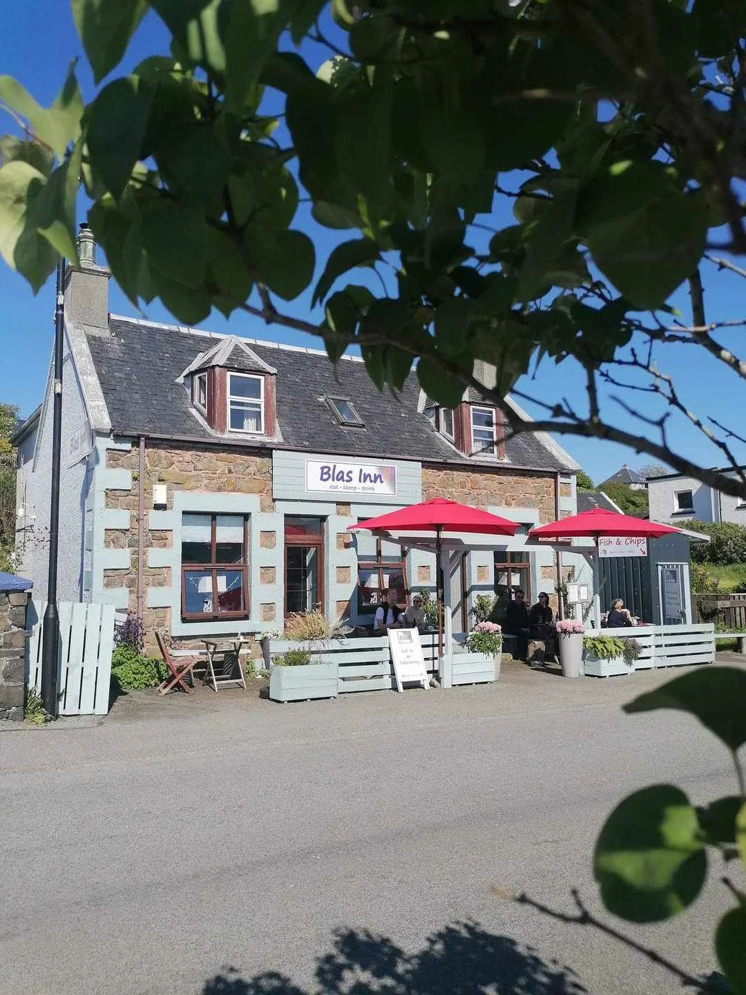 THE BLAS INN - serves meals all day, with an emphasis on local shellfish