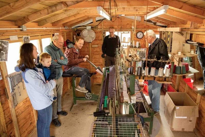 SKYE WEAVERS - beautiful woollen textiles inspired by Skye’s landscapes and woven using traditional pedal-powered looms.