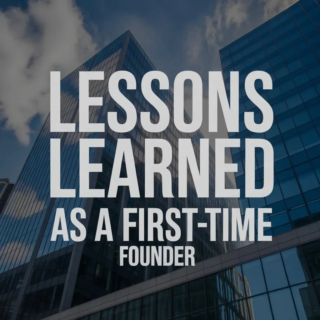 Founder Lessons I Learned Building a Startup From Scratch