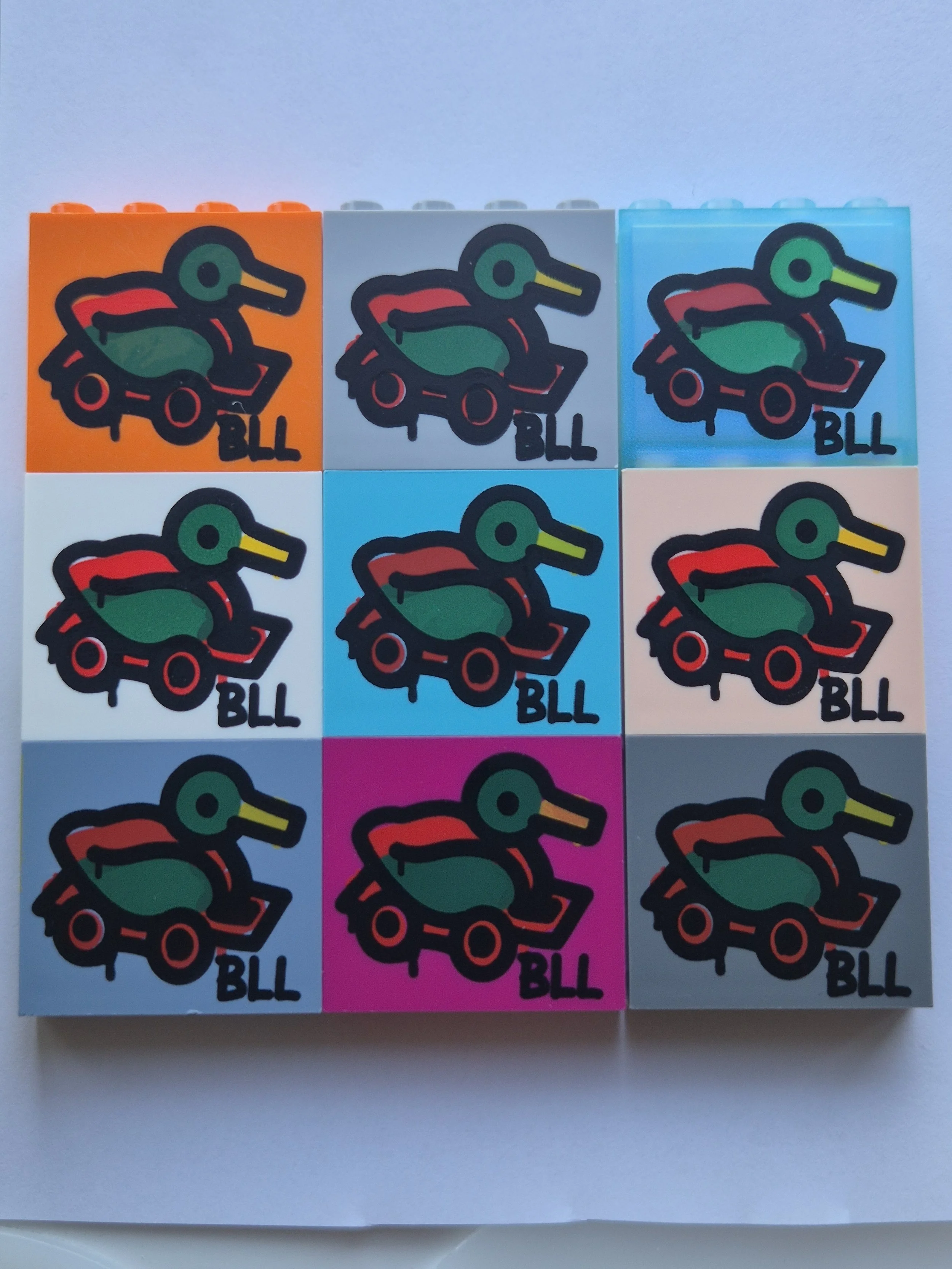 Duck graffiti panel various colours