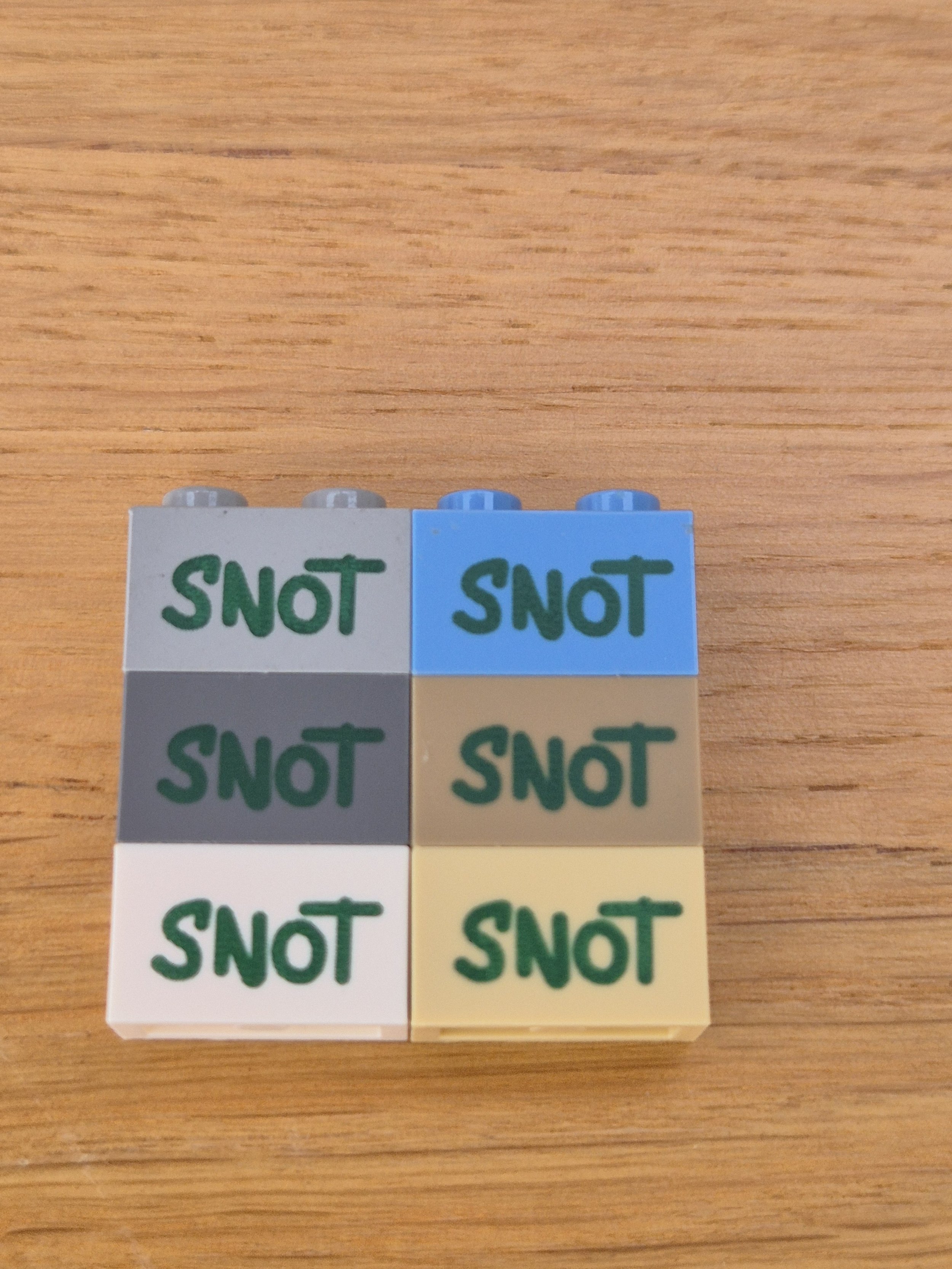 SNOT graffiti brick
