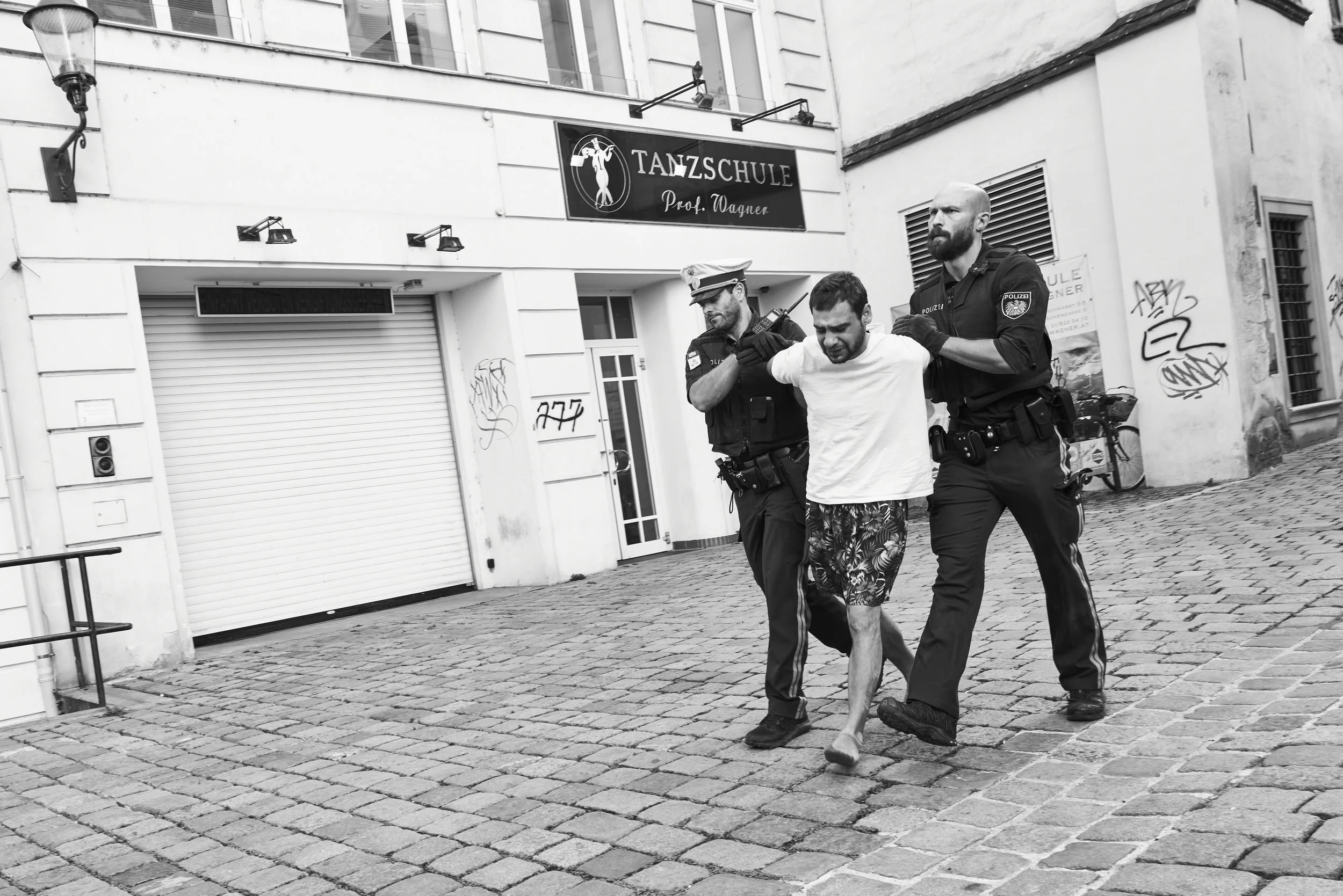 Arrest - the man cried like a baby