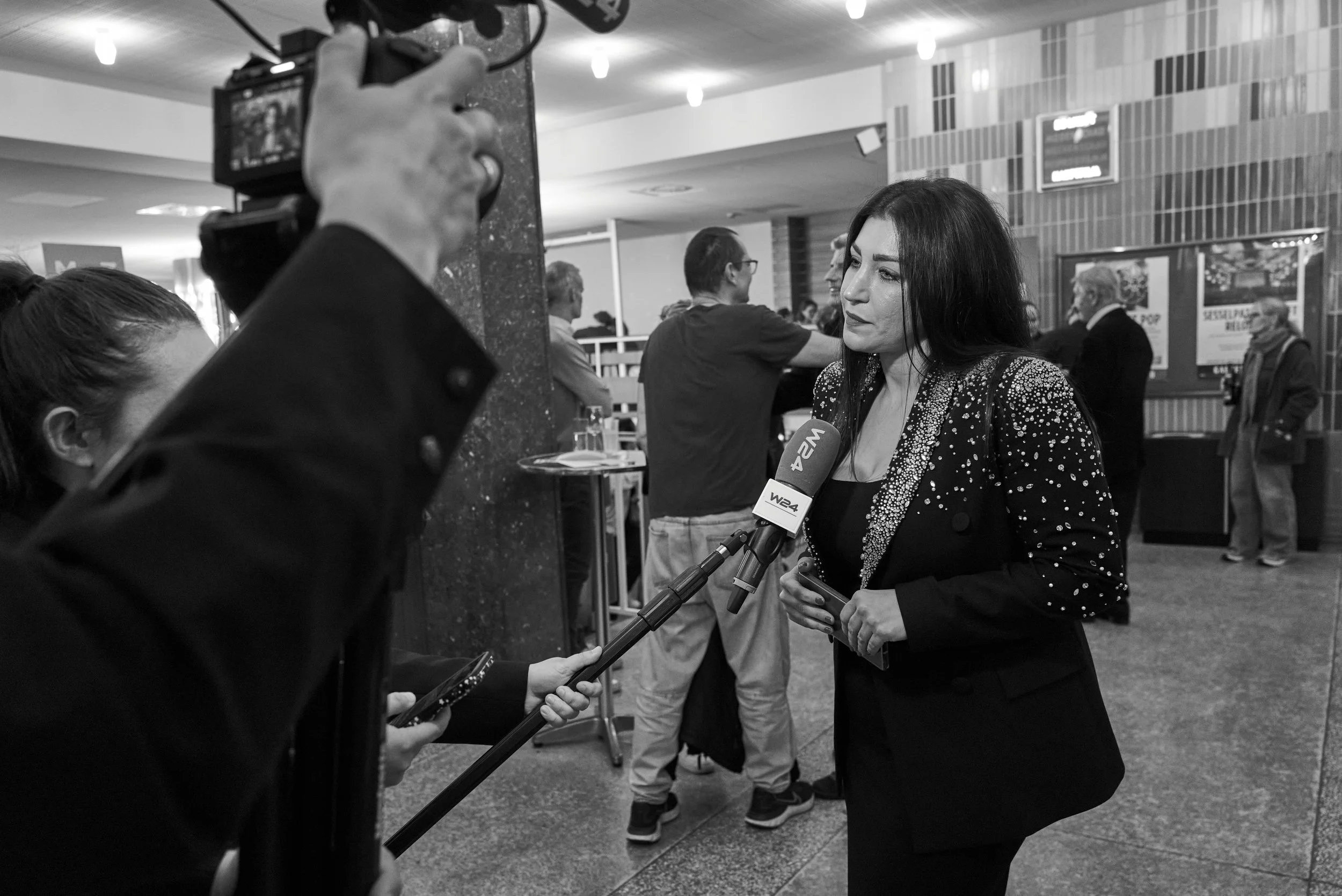 Film Premier - interviewing the class teacher