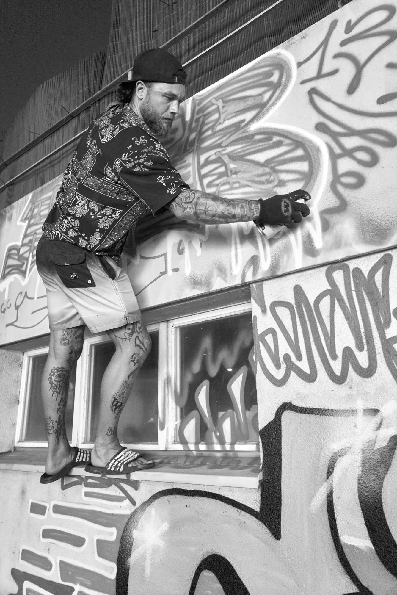 Sprayer at work - Maihof, Küssnacht