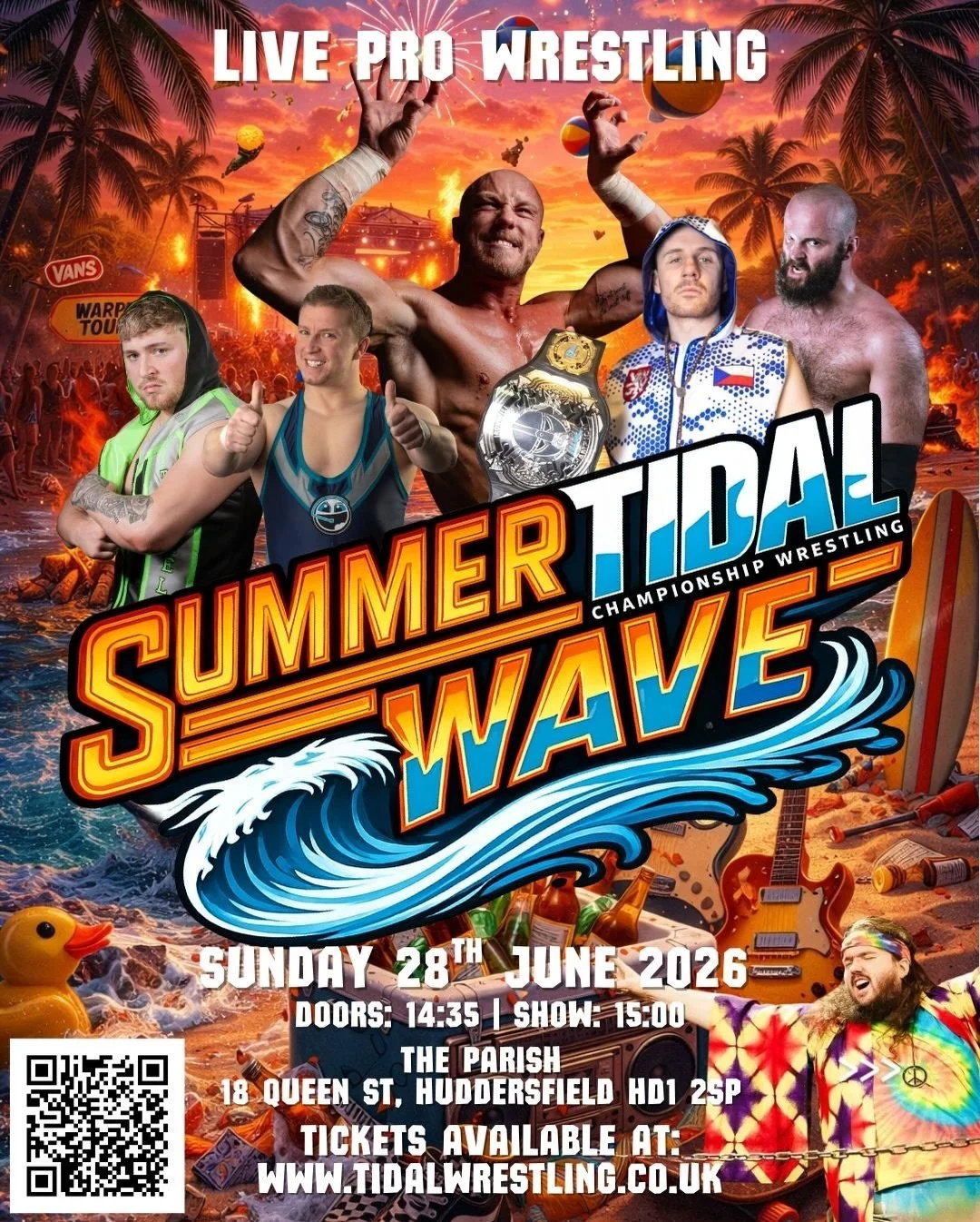 SHOW 2: Summer Tidal Wave
Saturday 28th June 2026 
Doors 14:35 | Show 15:00
Live at The Parish Huddersfield 
Tickets Link in bio 

First two marches were confirmed at Waves of Destiny in January. However, we have an additional match announcement toda