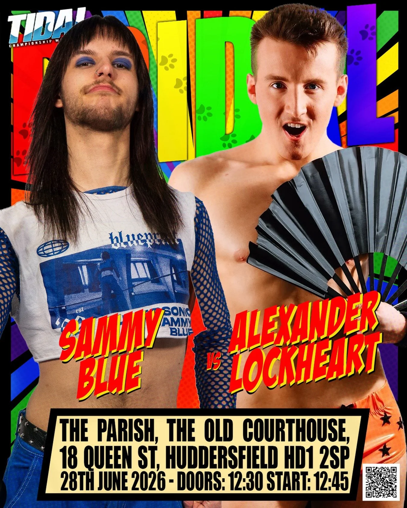 MATCH ANNOUNCEMENT!!!

@supersonicsammieblue vs. @alexander_lockheartx

In January, Alex Lockheart warned the locker room.

At PRIDAL&hellip; the warning becomes reality.

House of Kant step into the light for the first time &mdash;
and Sammie Blue i