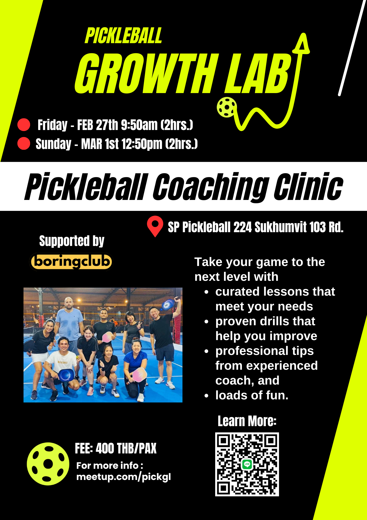 Pickleball Coaching Clinic