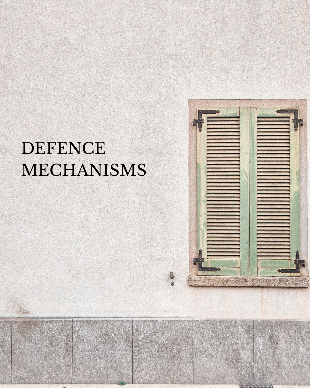 How Do Defence Mechanisms Keep You Stuck in the Same Patterns?