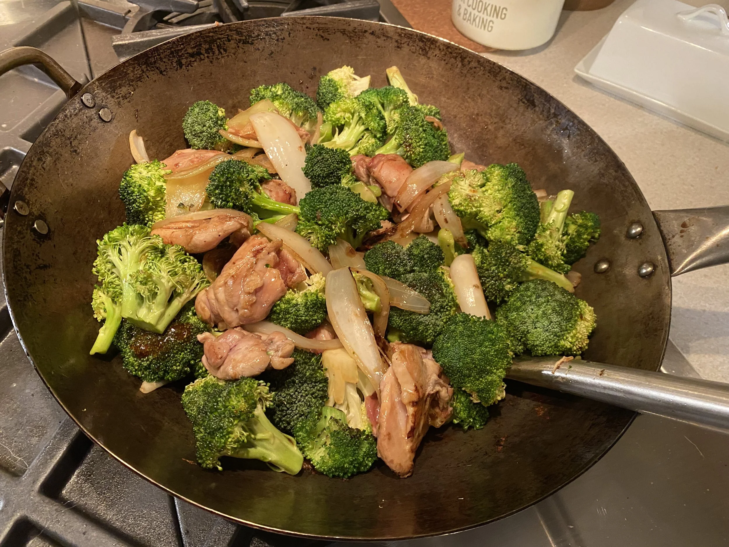 Chicken and broccoli