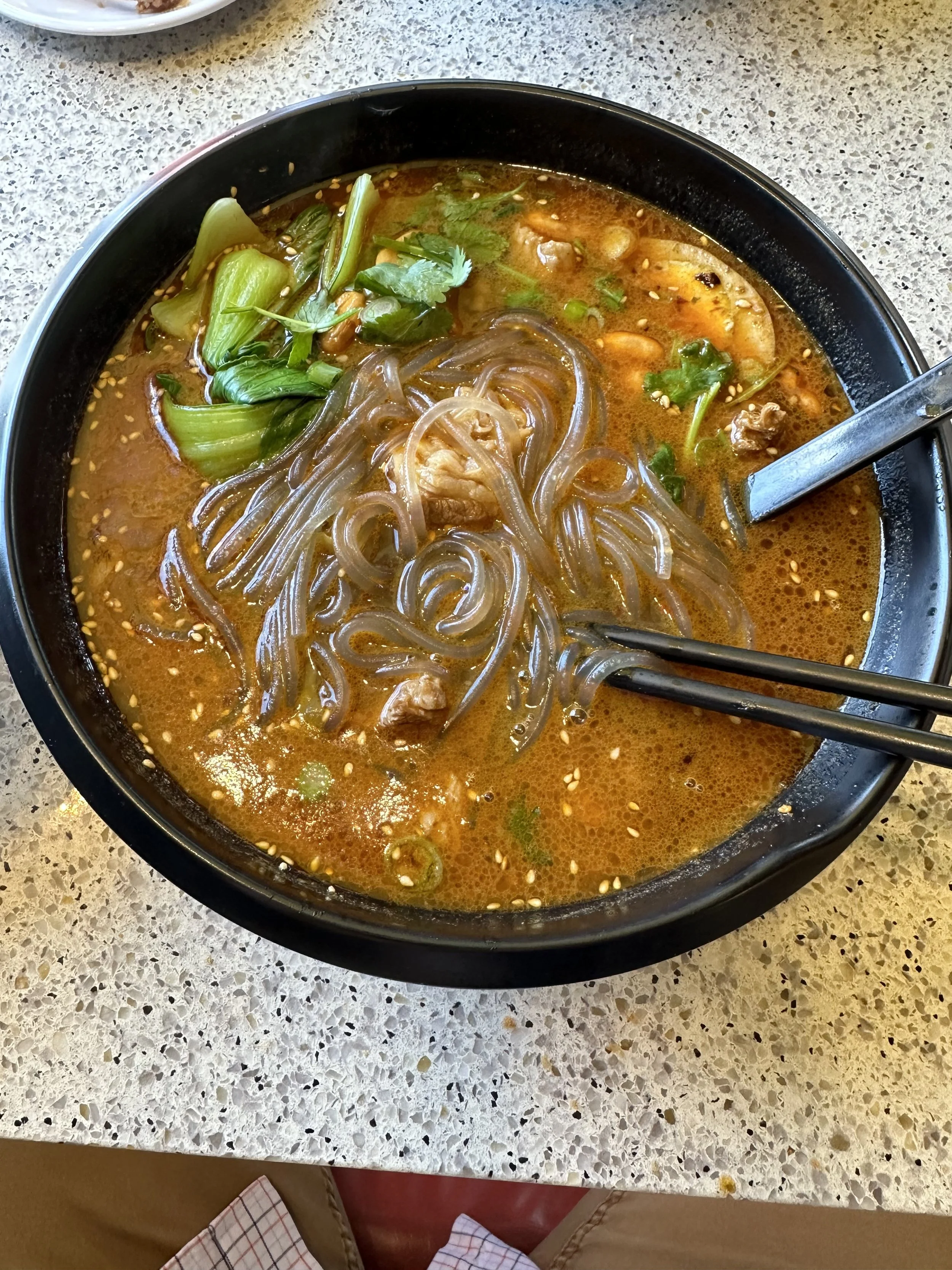 Glass noodle soup