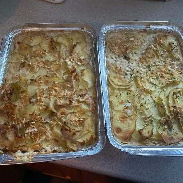 Scalloped potatoes 
