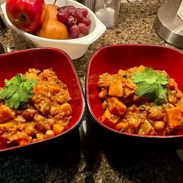 Moroccan chickpea stew 