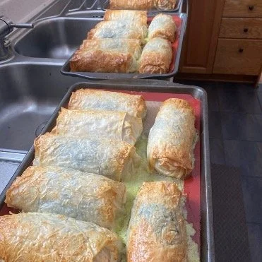 Spanakopita rolls