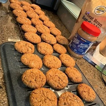 Molasses drop cookies