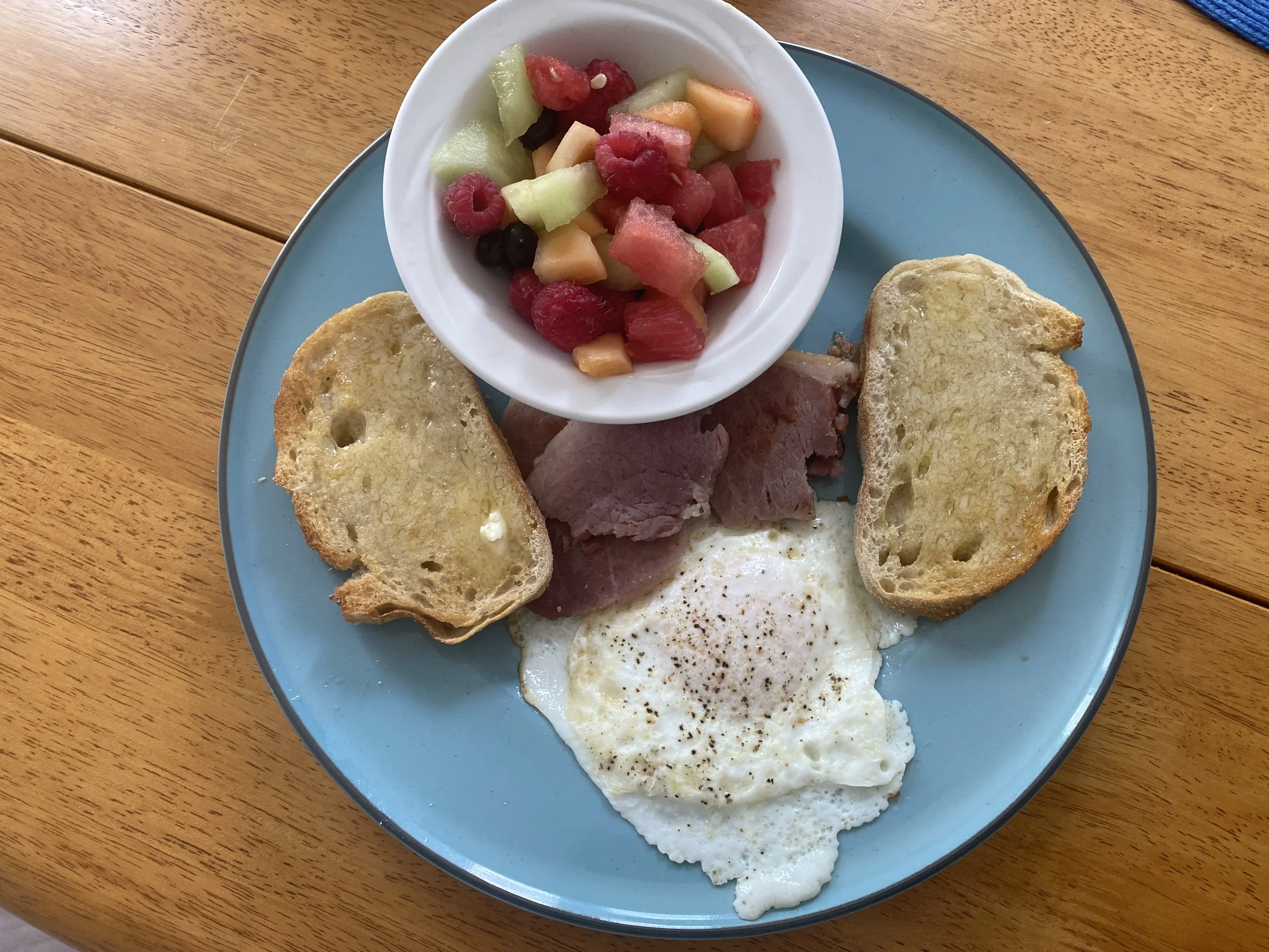 Ham and eggs