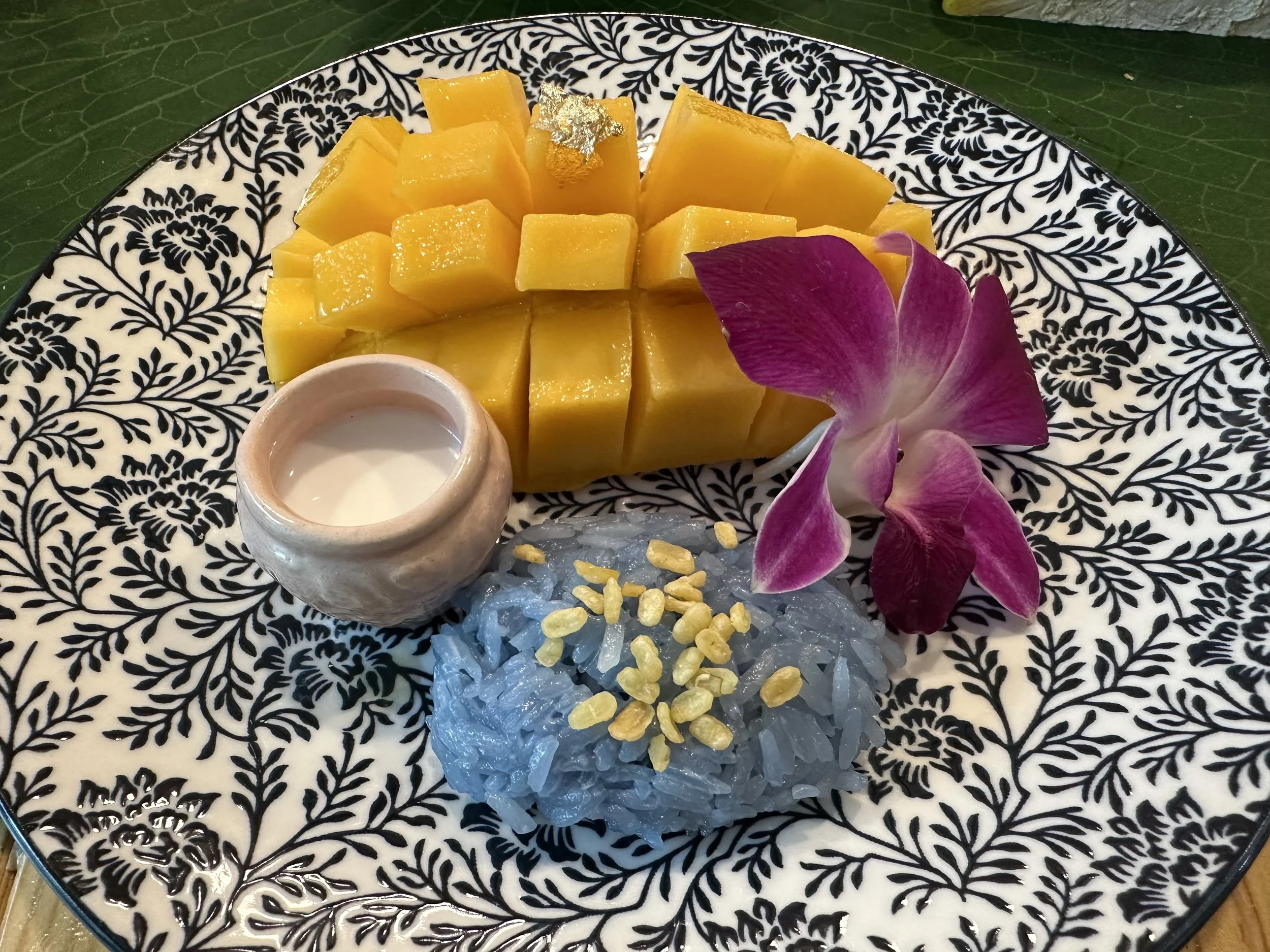 Thai mango sticky rice