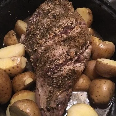 Roast lamb