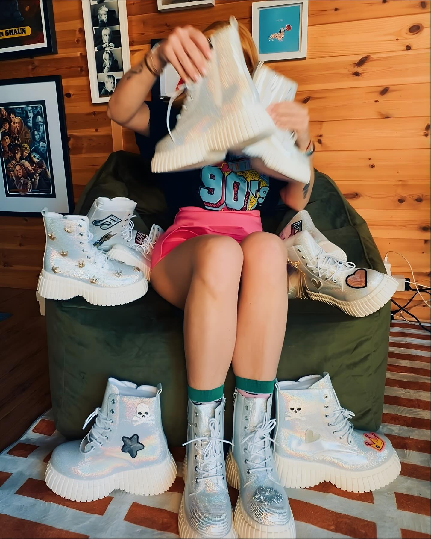 This is the face behind Disco Dirt.

The one ordering stock at midnight, packing your parcels, overthinking captions, and somehow still convincing myself I don&rsquo;t need another pair (I always do).

Disco Dirt is far from being a big polished bran