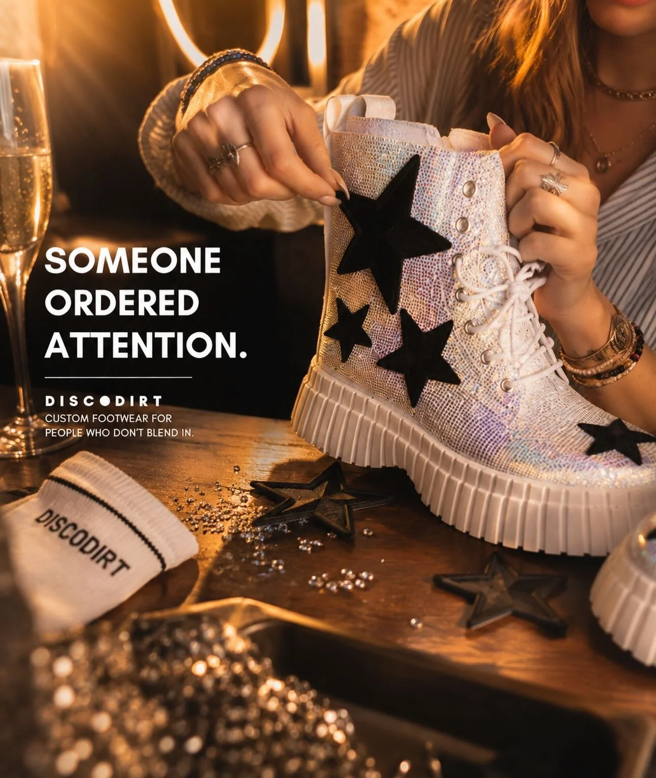 Another weekend. Another batch of questionable decisions.

Every pair is individually customised before it heads out into the wild.

Someone ordered attention. 🪩. 

#DiscoDirt #FestivalBoots #CustomBoots #PlatformBoots #FestivalFashion