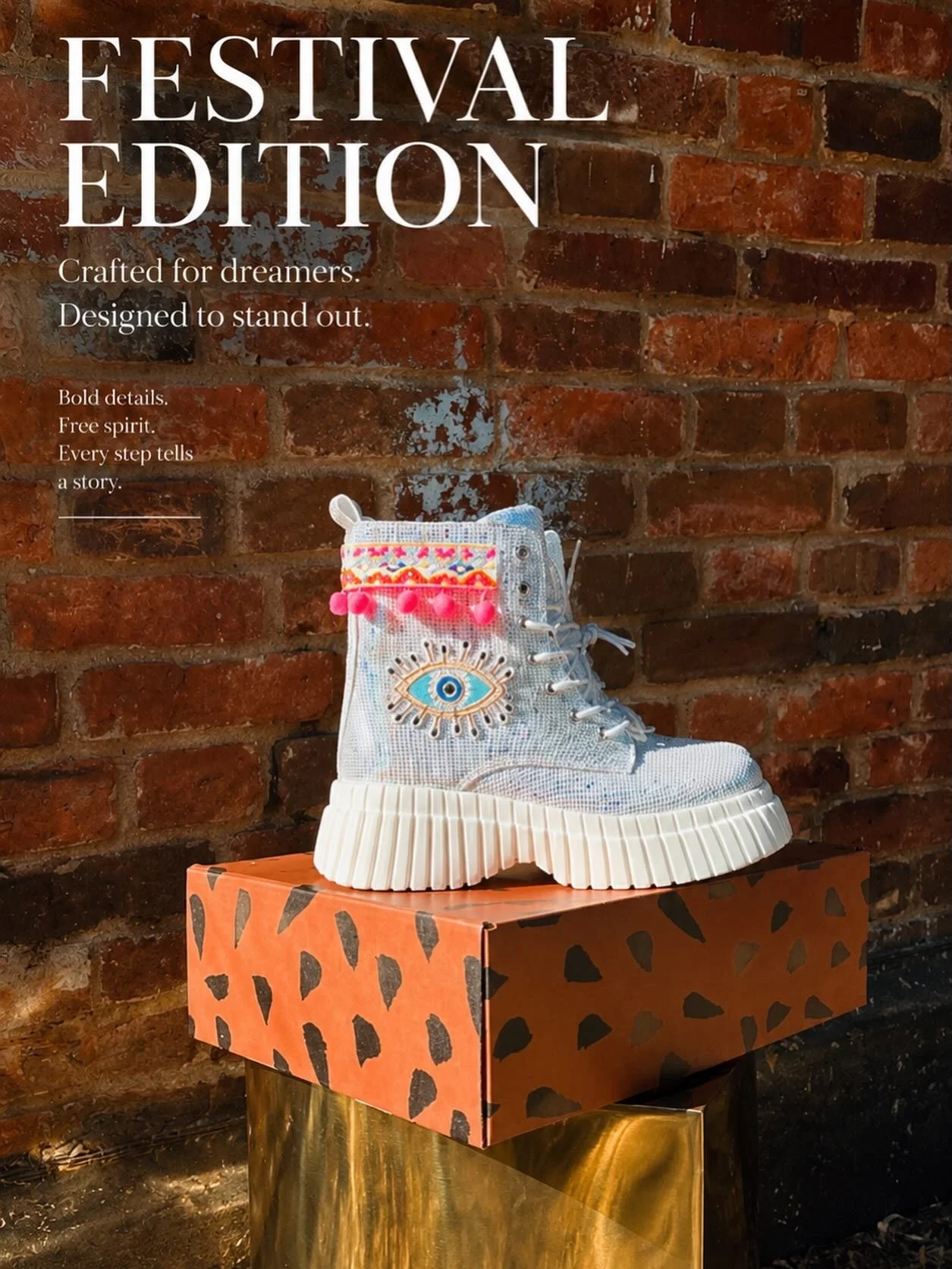 As we prep to hit the festivals this summer, we thought we&rsquo;d share a few of our favourite custom creations from the DiscoDirt workshop.

Every pair starts with a boot, but no two end up exactly the same. I can&rsquo;t help but always do somethi