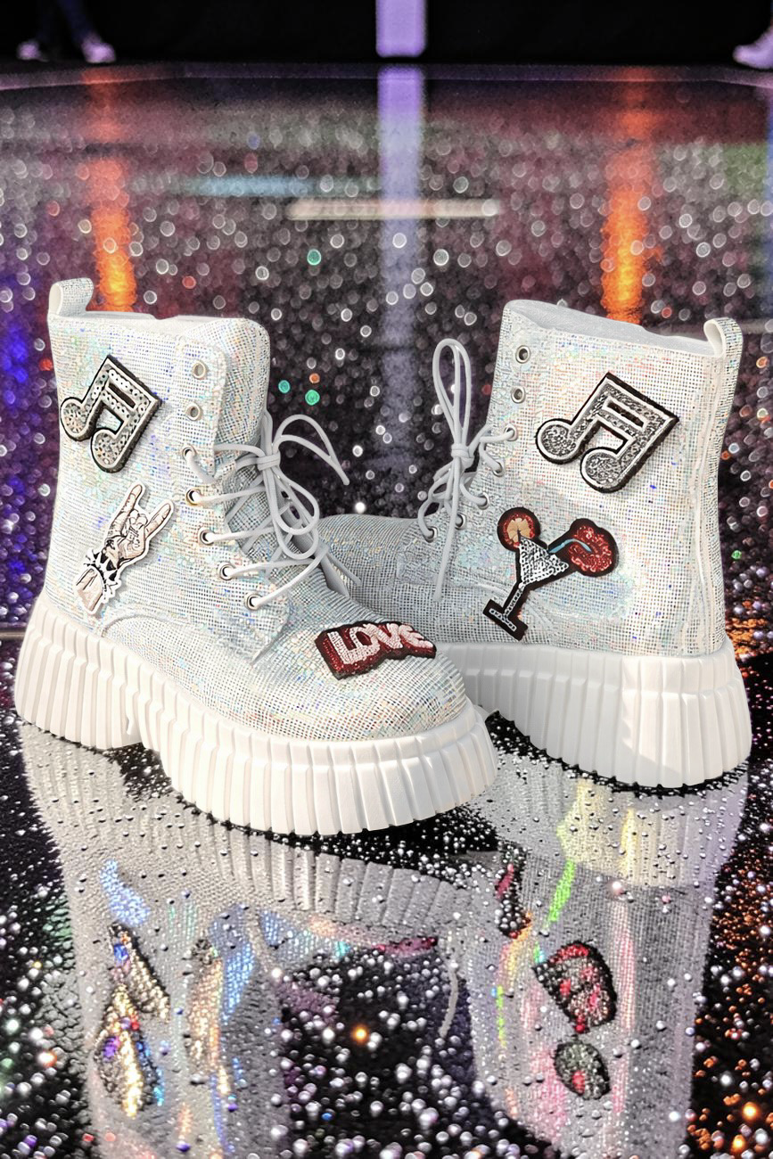 Party Patch Festival Boots