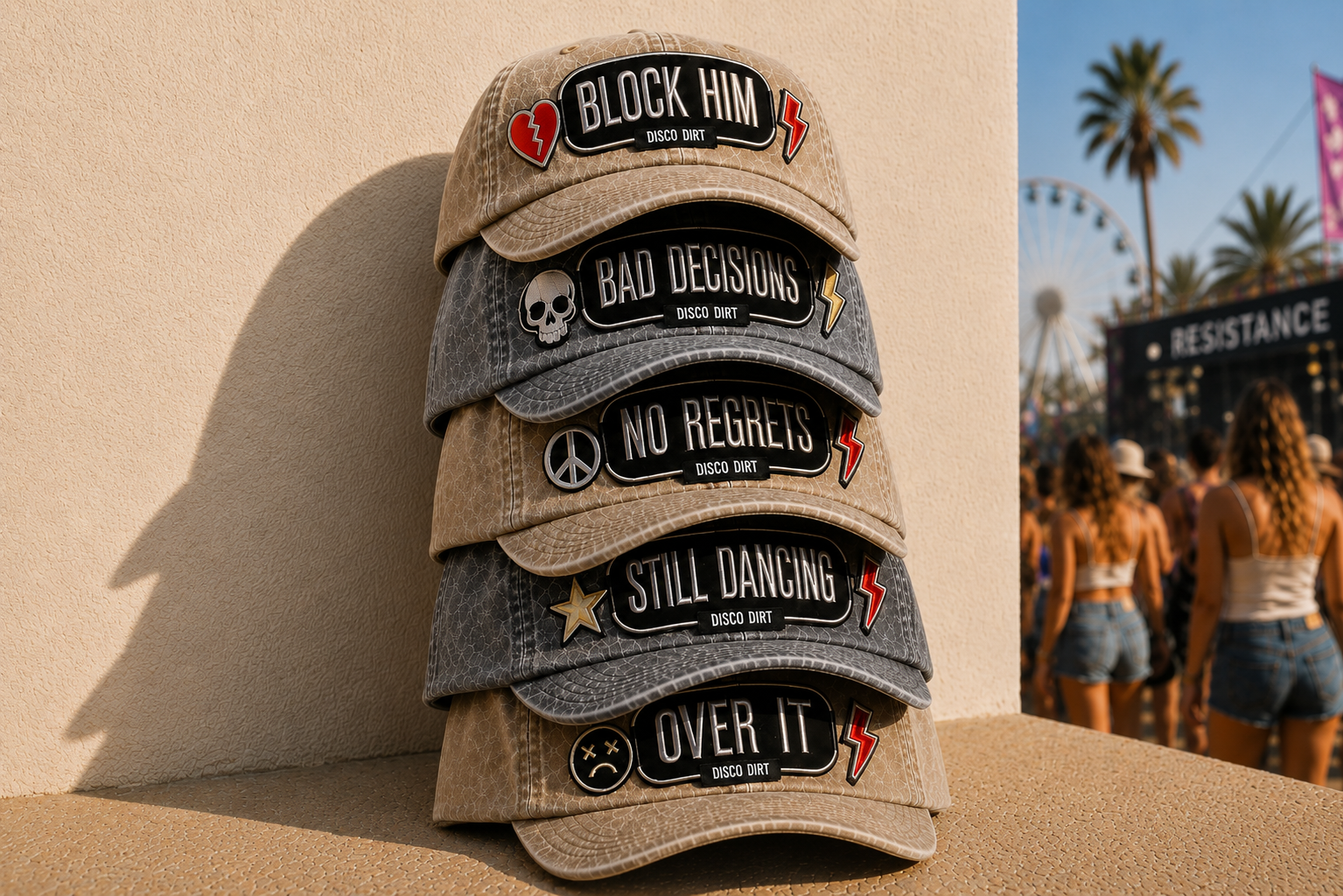 Vintage Festival Caps