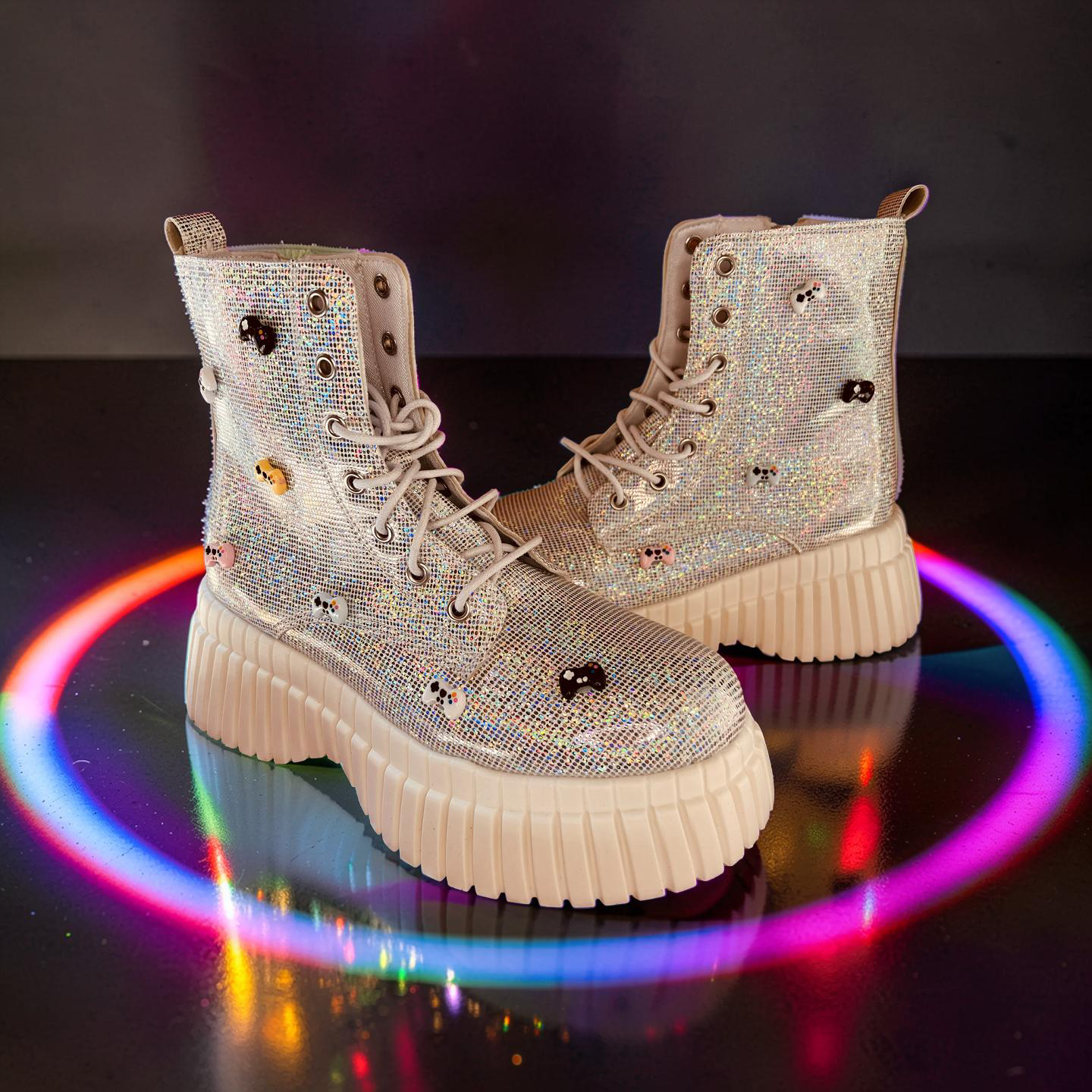 Retro Gaming Platform Boots