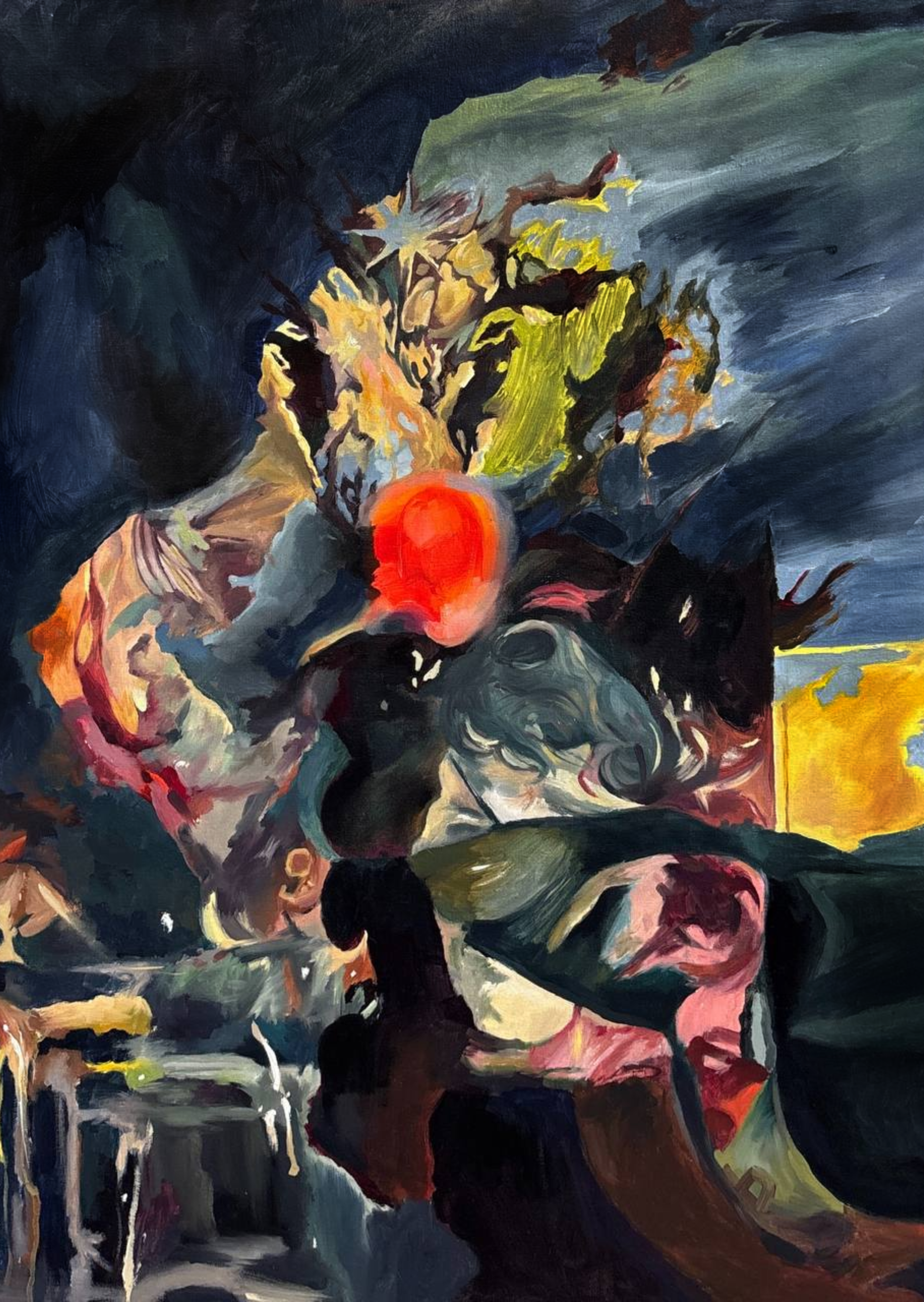 Rubedo, 2025. Oil on canvas — 80x60 cm