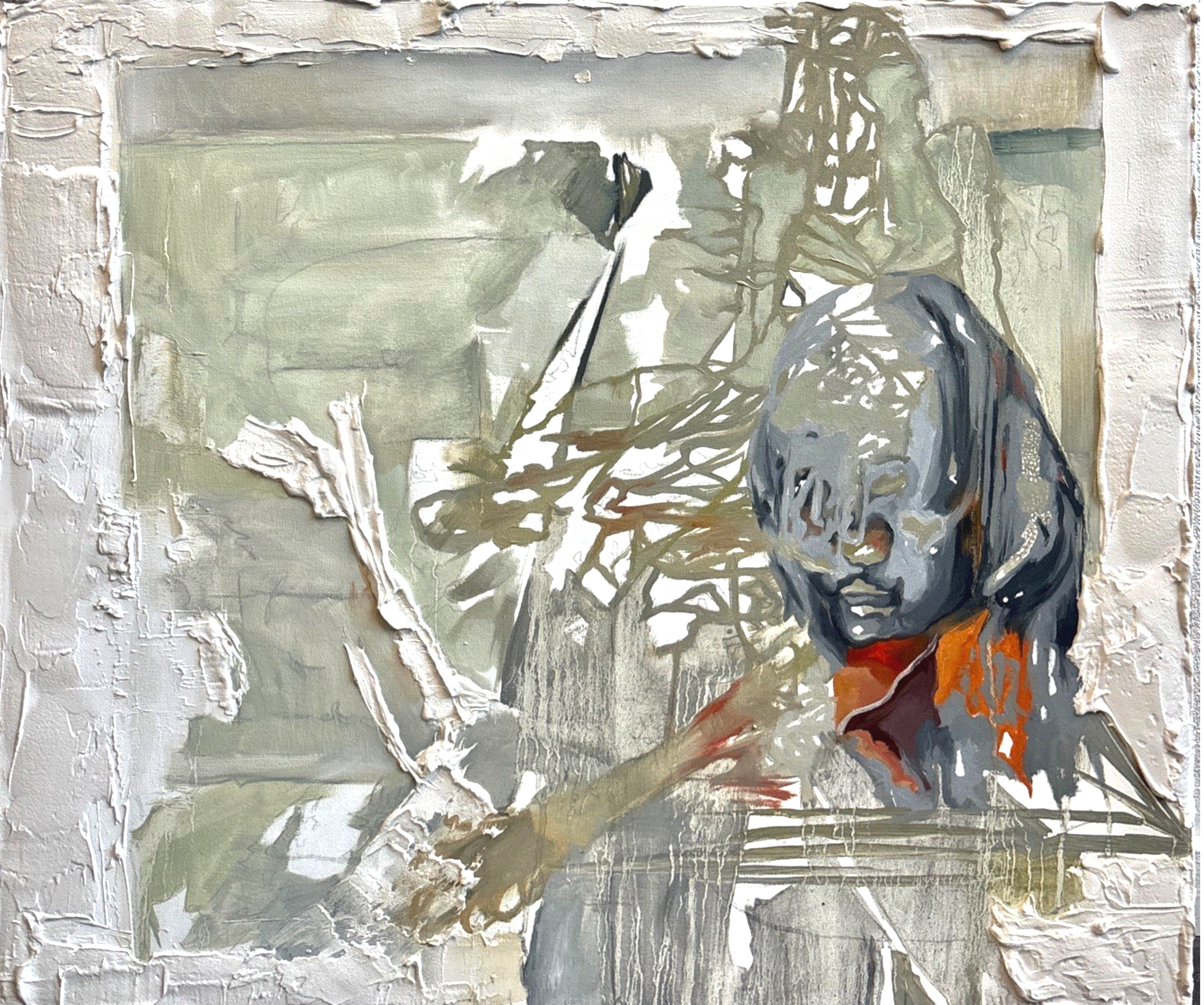 Piety, 2025. Oil on canvas — 60x50cm
