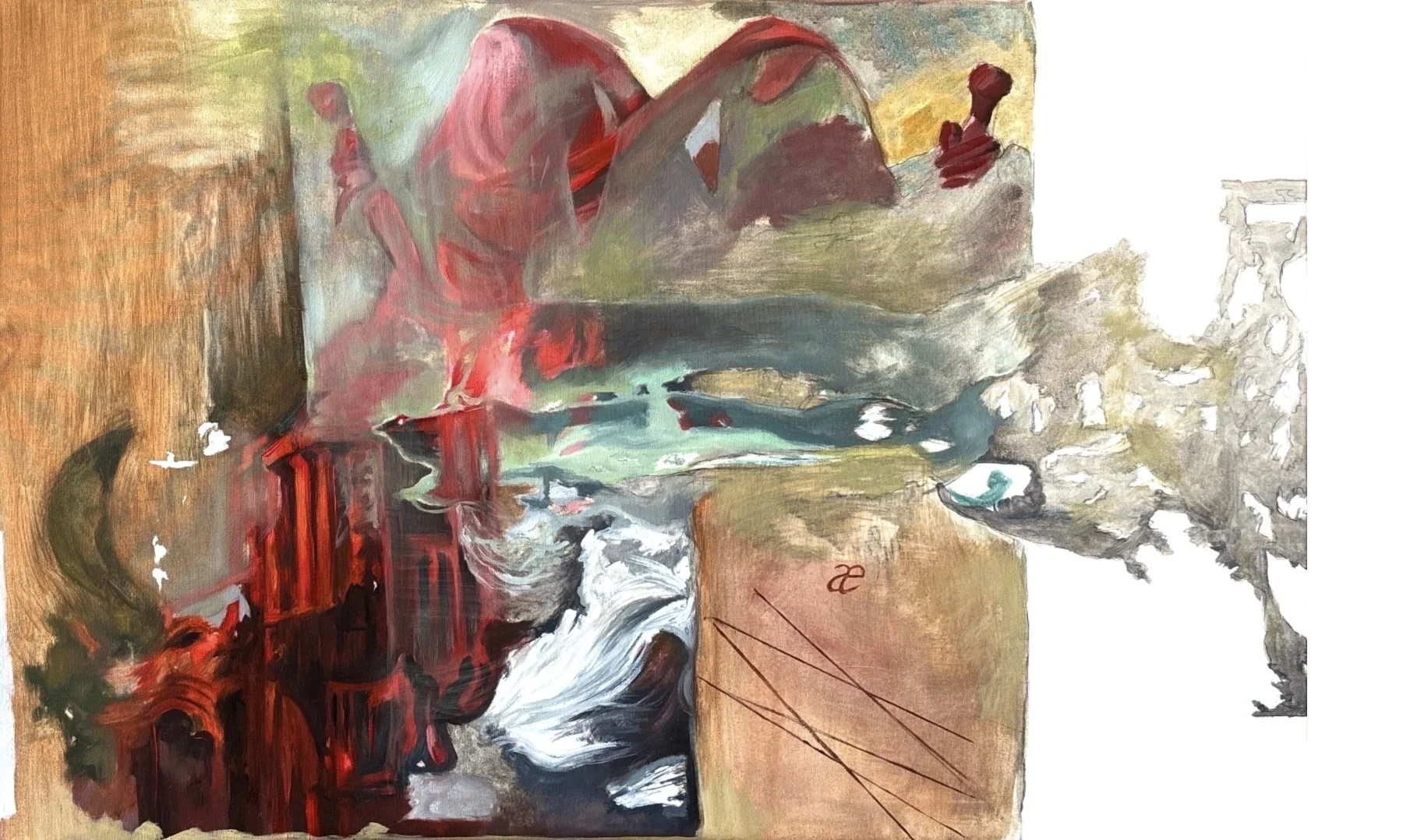 Pandemonium, 2026, Oil on canvas, 80x60cm