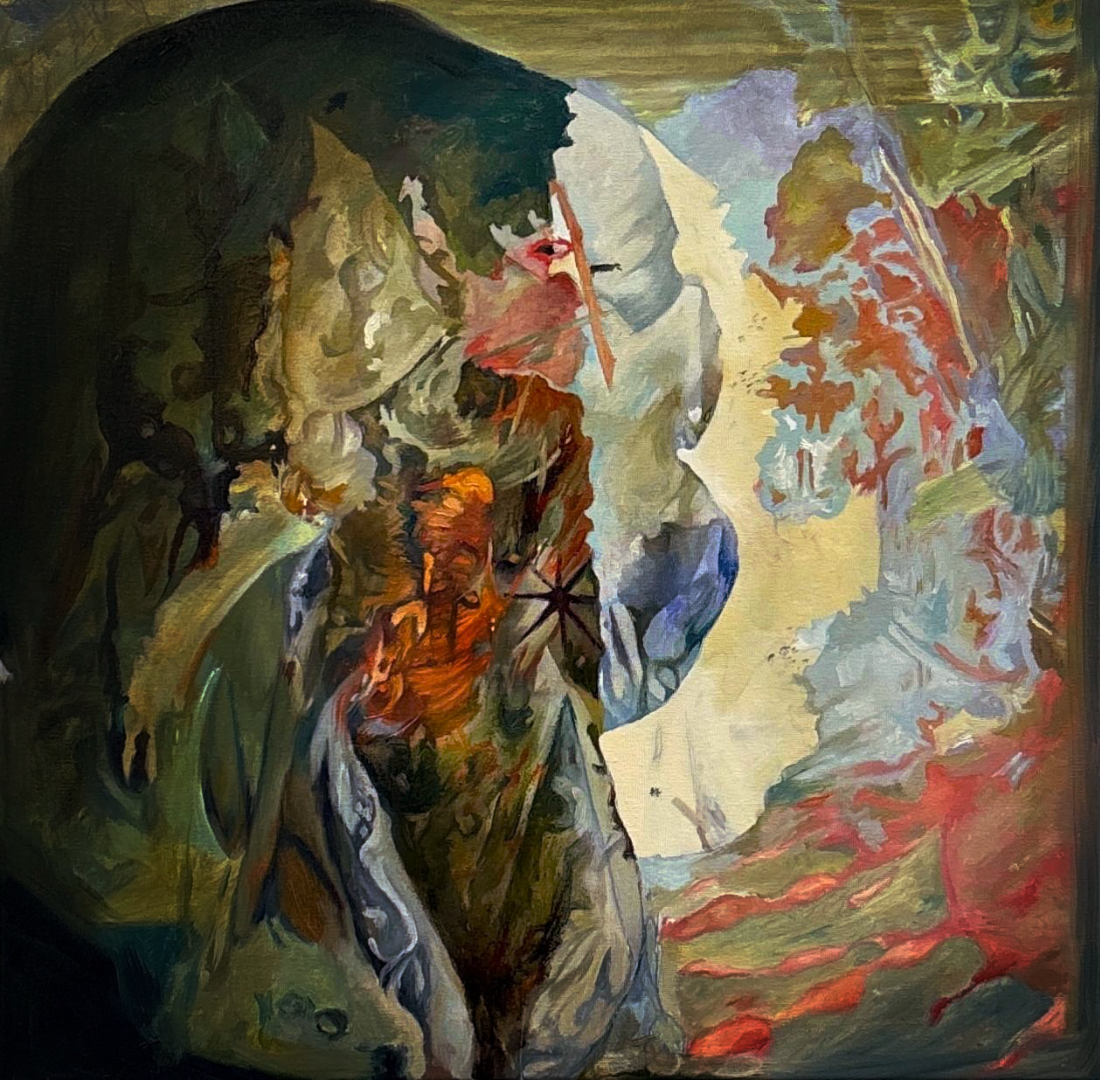 Zahir, 2026, Oil on canvas, 50x50cm
