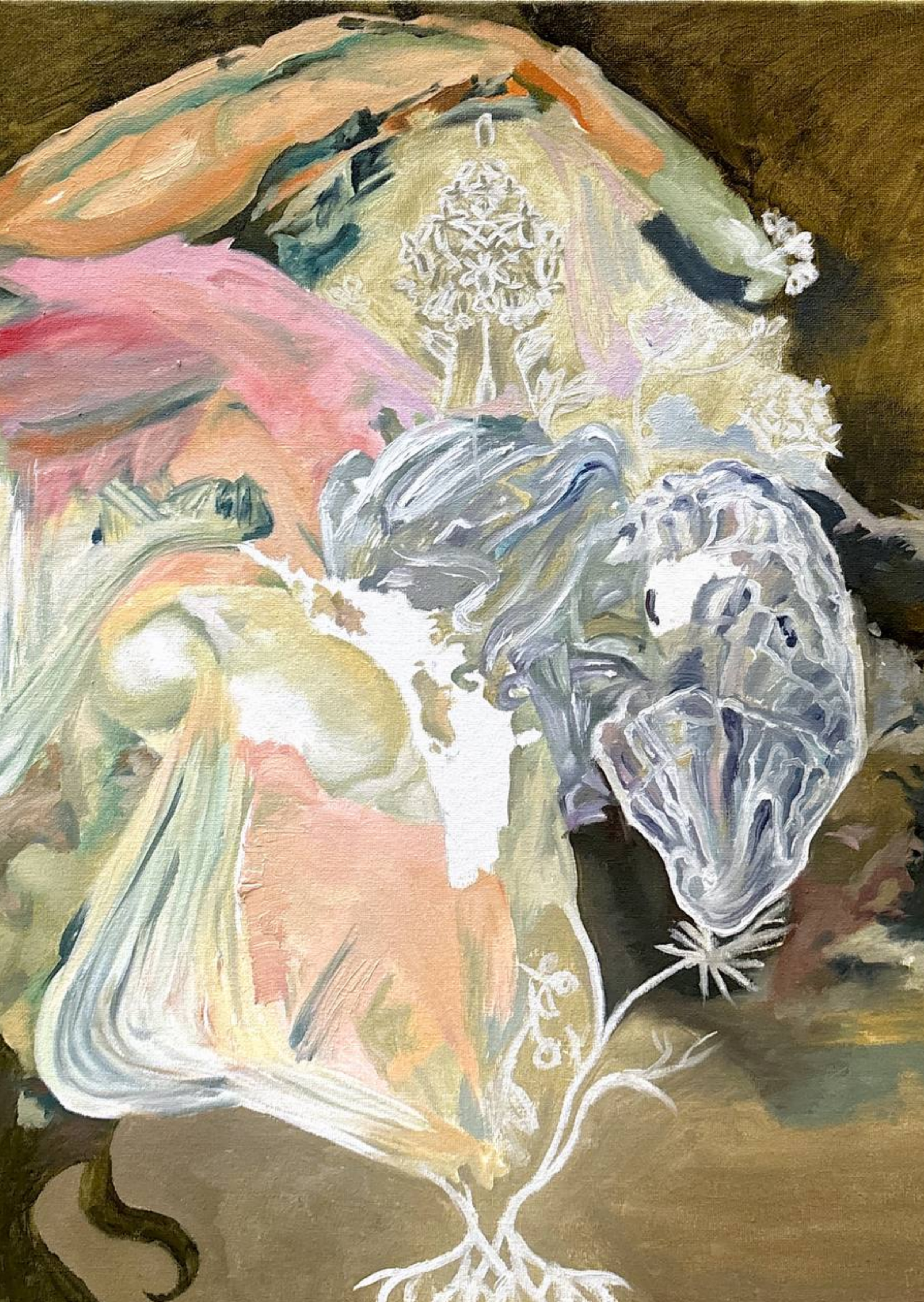 Pearl, 2025. Oil on canvas — 40x50 cm