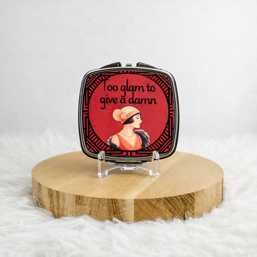 Too Glam to Give a Damn Compact Mirror