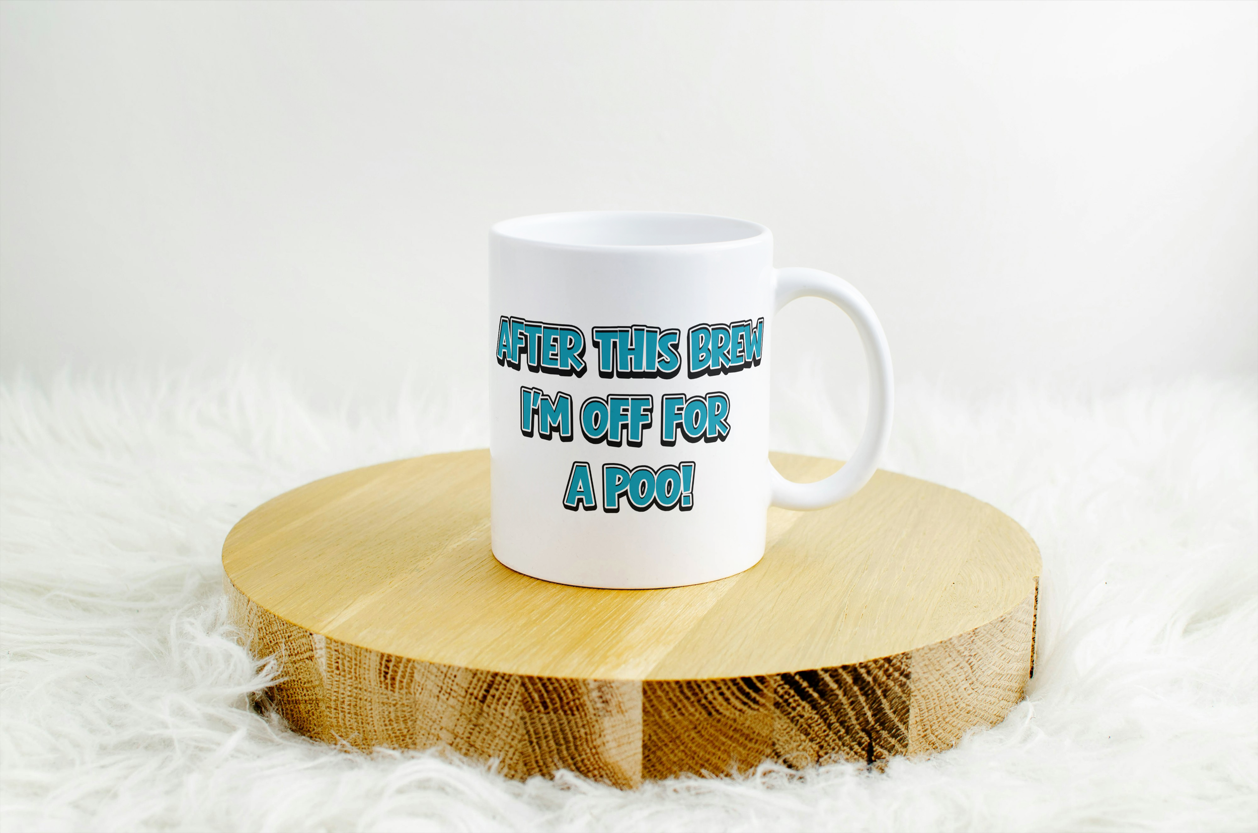 Cheeky Coffee Mug – “After This Brew, I’m Off for a Poo”