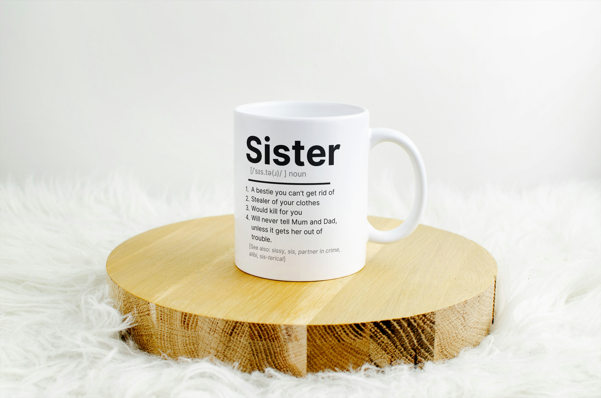 Sister Definition Mug – Funny Dictionary Style Gift for Sister  Birthday, Christmas, Best Sister Gift