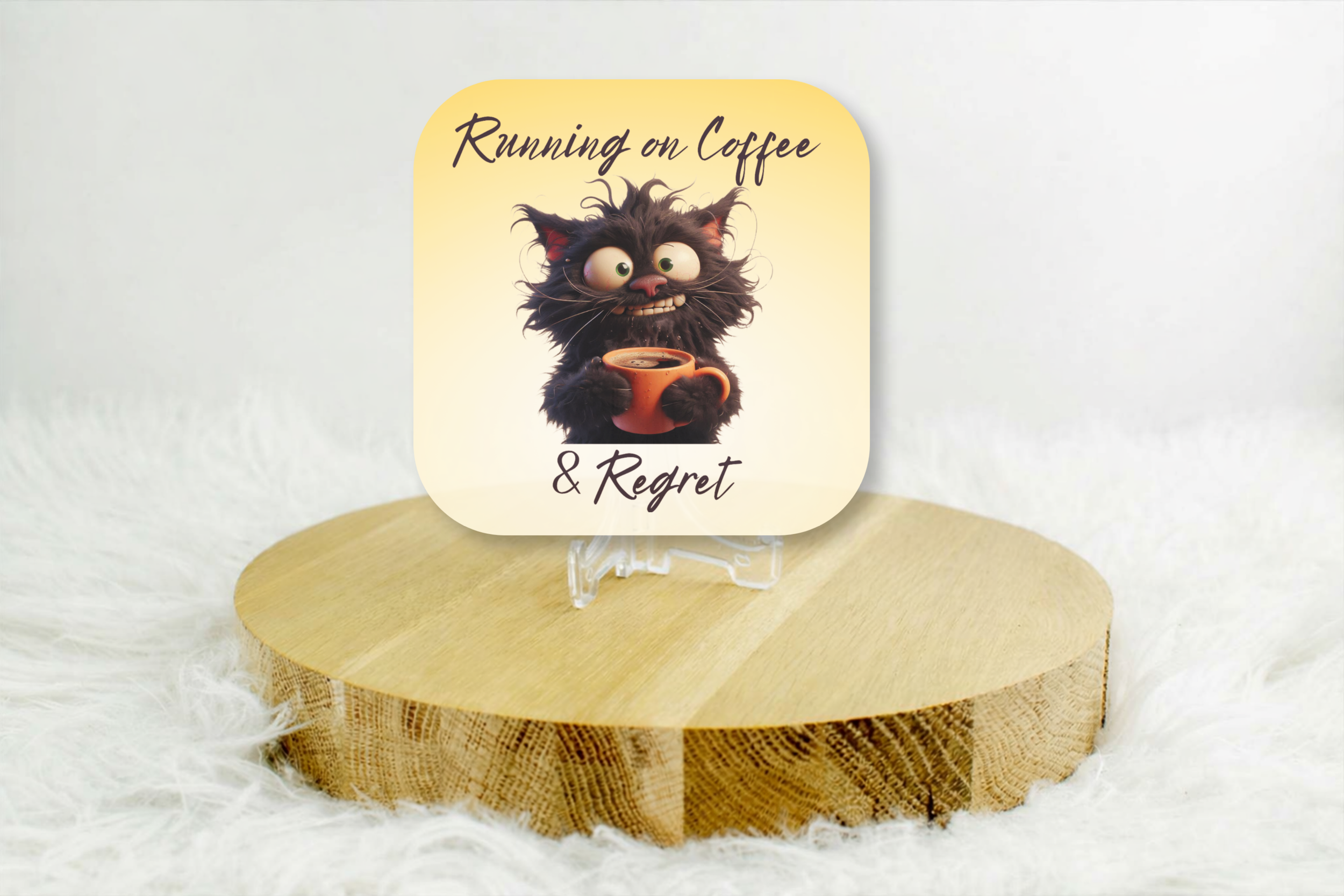 Grumpy Cat – Running on Coffee & Regret Coaster
