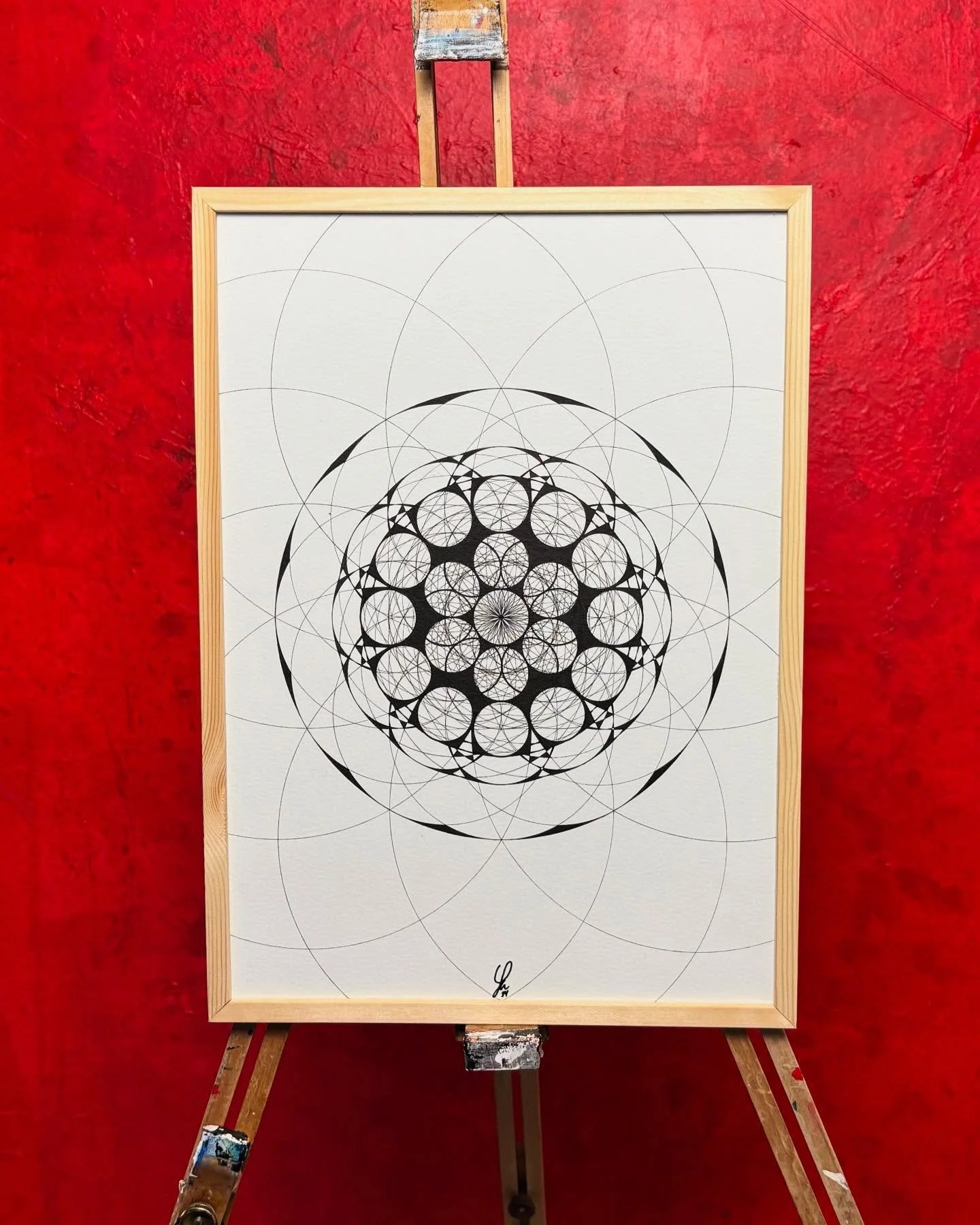 Tutti frutti fruit of life - 2025
Acrylic on paper

#sacredgeometry #fruitoflife #art #artforsale