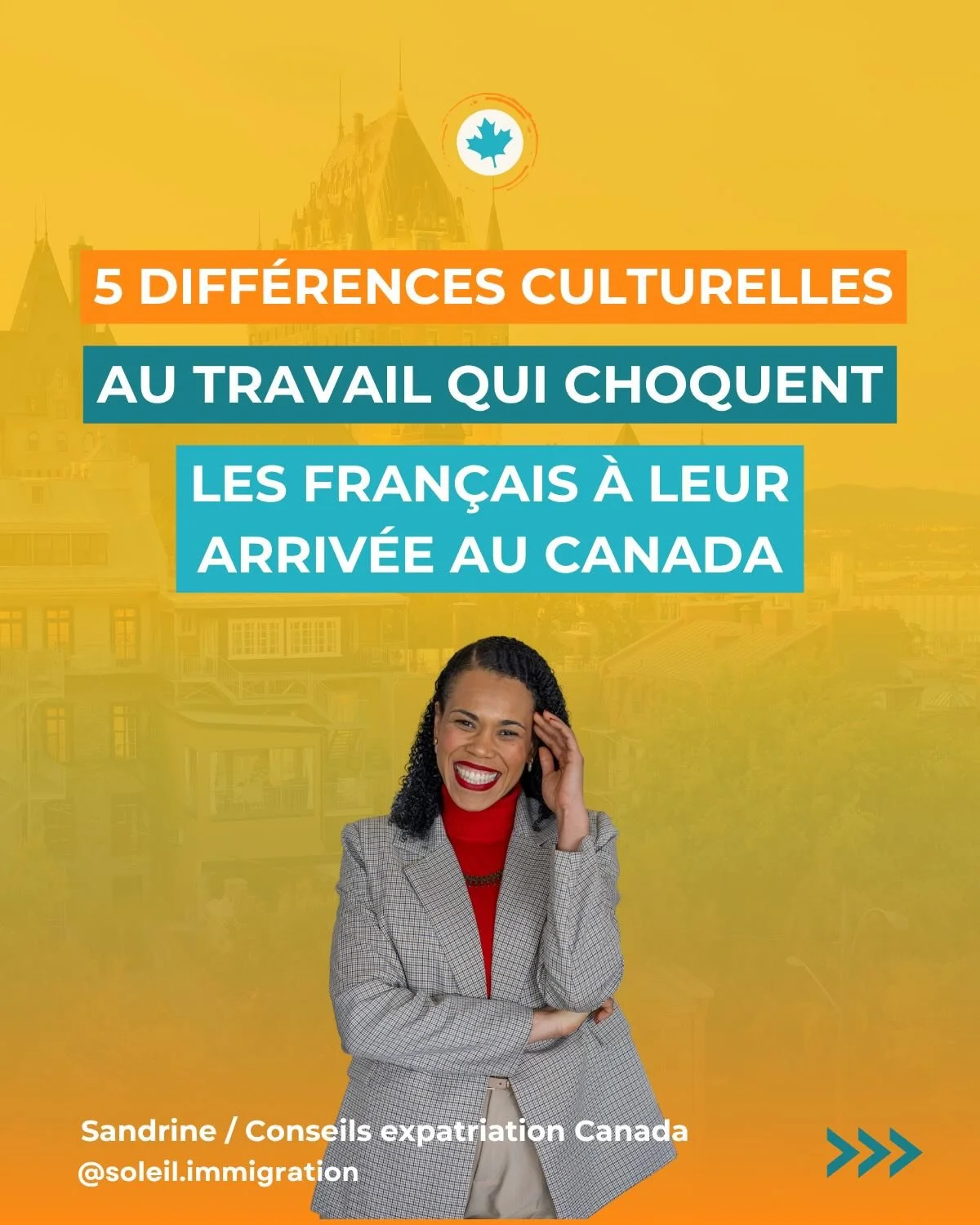 Beaucoup de Fran&ccedil;ais arrivent au Canada en pensant que la barri&egrave;re de la langue ne sera pas un probl&egrave;me et ils ont raison.

Mais la barri&egrave;re culturelle au travail, elle, personne ne t&rsquo;en parle vraiment avant que tu l